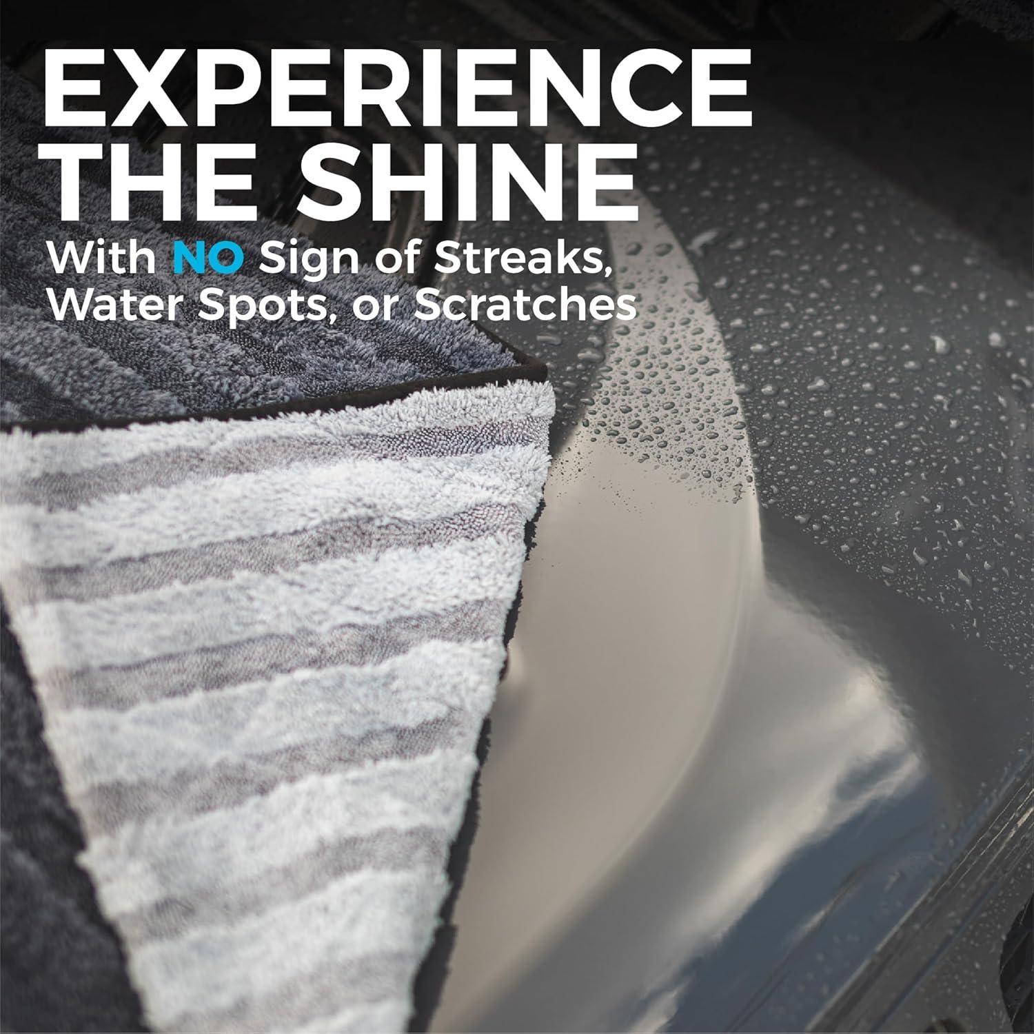 Toalla de Secado Microfibra The Rag Company 76x91 cm Gris