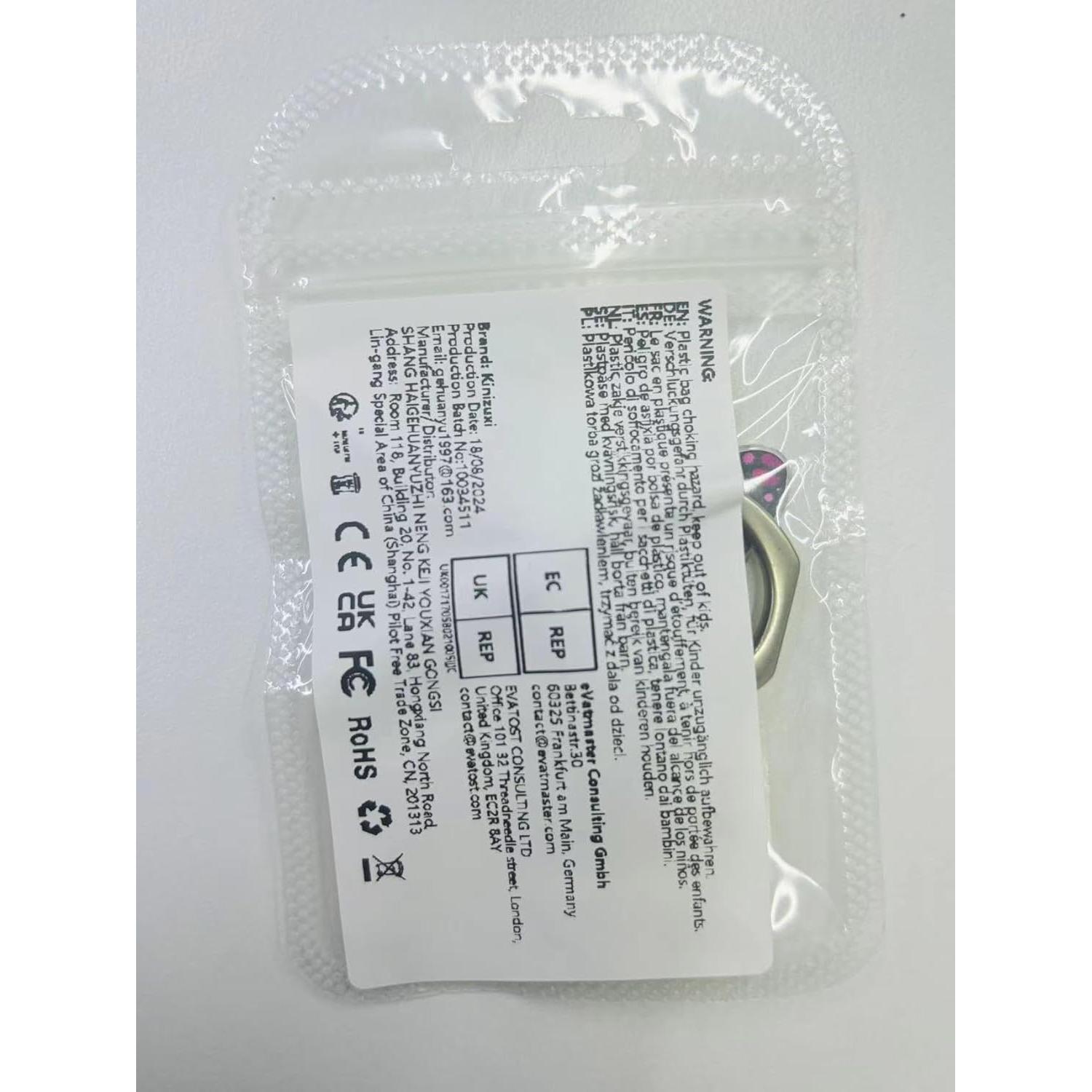 Soporte para Anillo de Teléfono Kinizuxi Mariposa Azul 360°