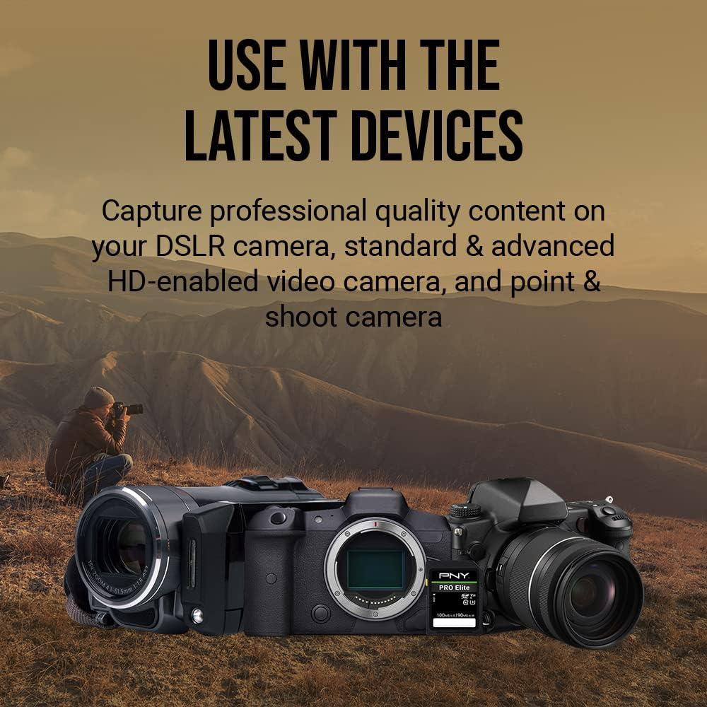 Tarjeta de Memoria Flash PNY 1TB PRO Elite SDXC UHS-I 100MB/s