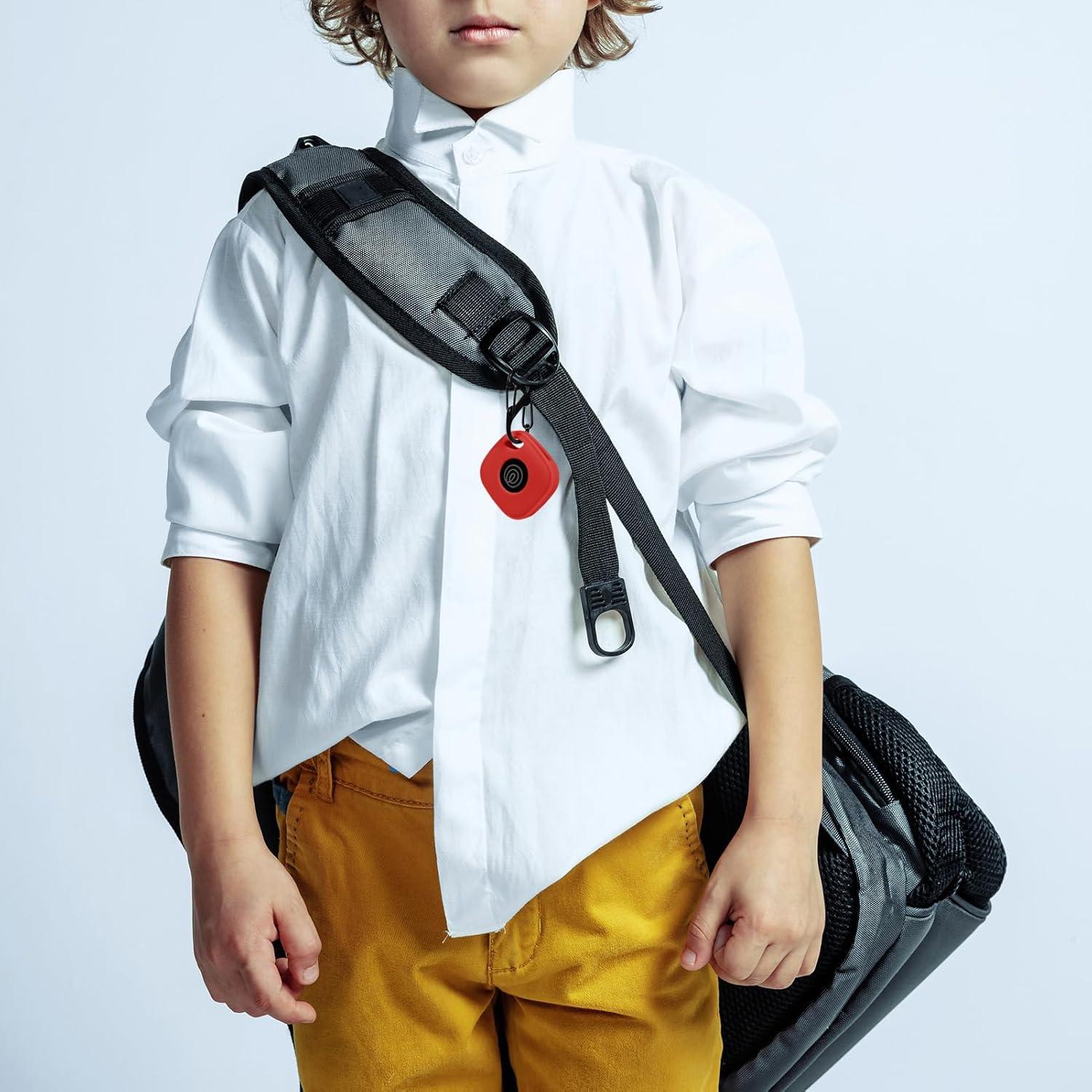 Funda de Silicona Fretime para Tile Mate 2024 - Negro y Rojo