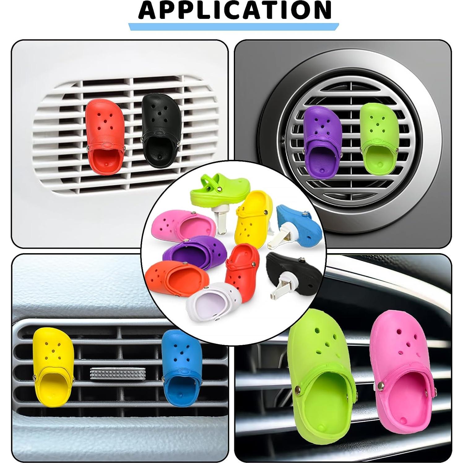 Ambientador de Auto ZJCAHXJ Clip Ventilación Zapato Azul