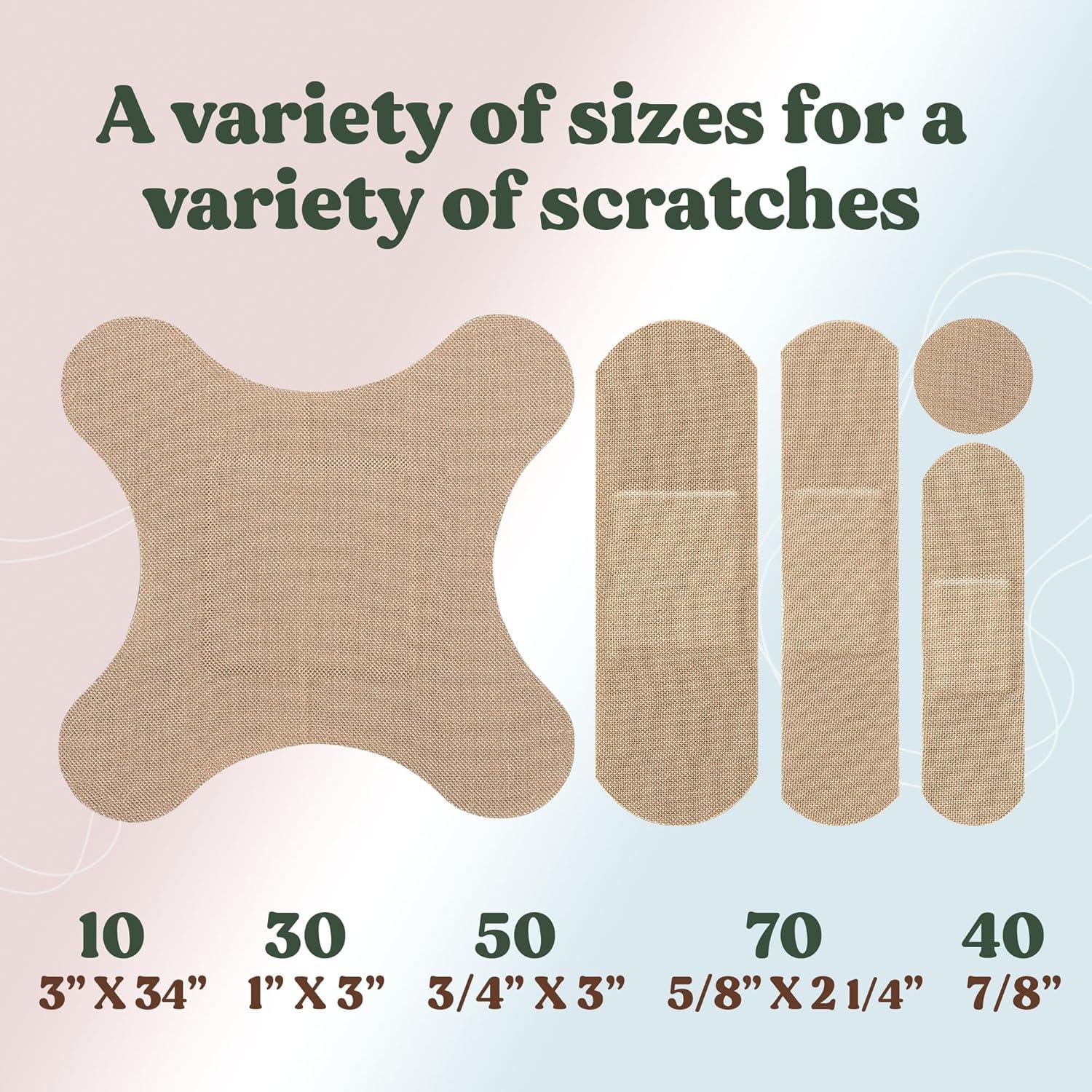 Vendajes de Tela de Bambú FEBU - Ecológicos y Biodegradables - 200 Unidades