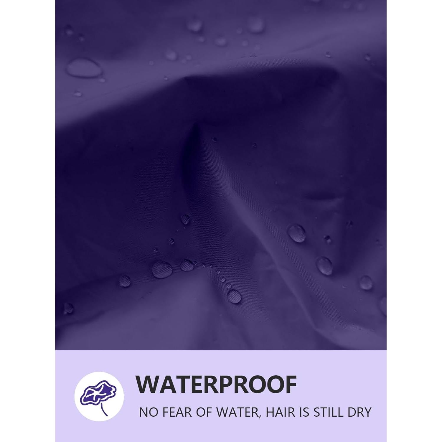 Gorra de Ducha Reutilizable Años Calm Azul Oscuro 33 cm