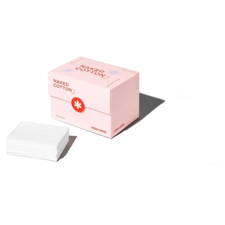 Discos de Algodón Faciales Premium Conejo Blanco 100 Unidades