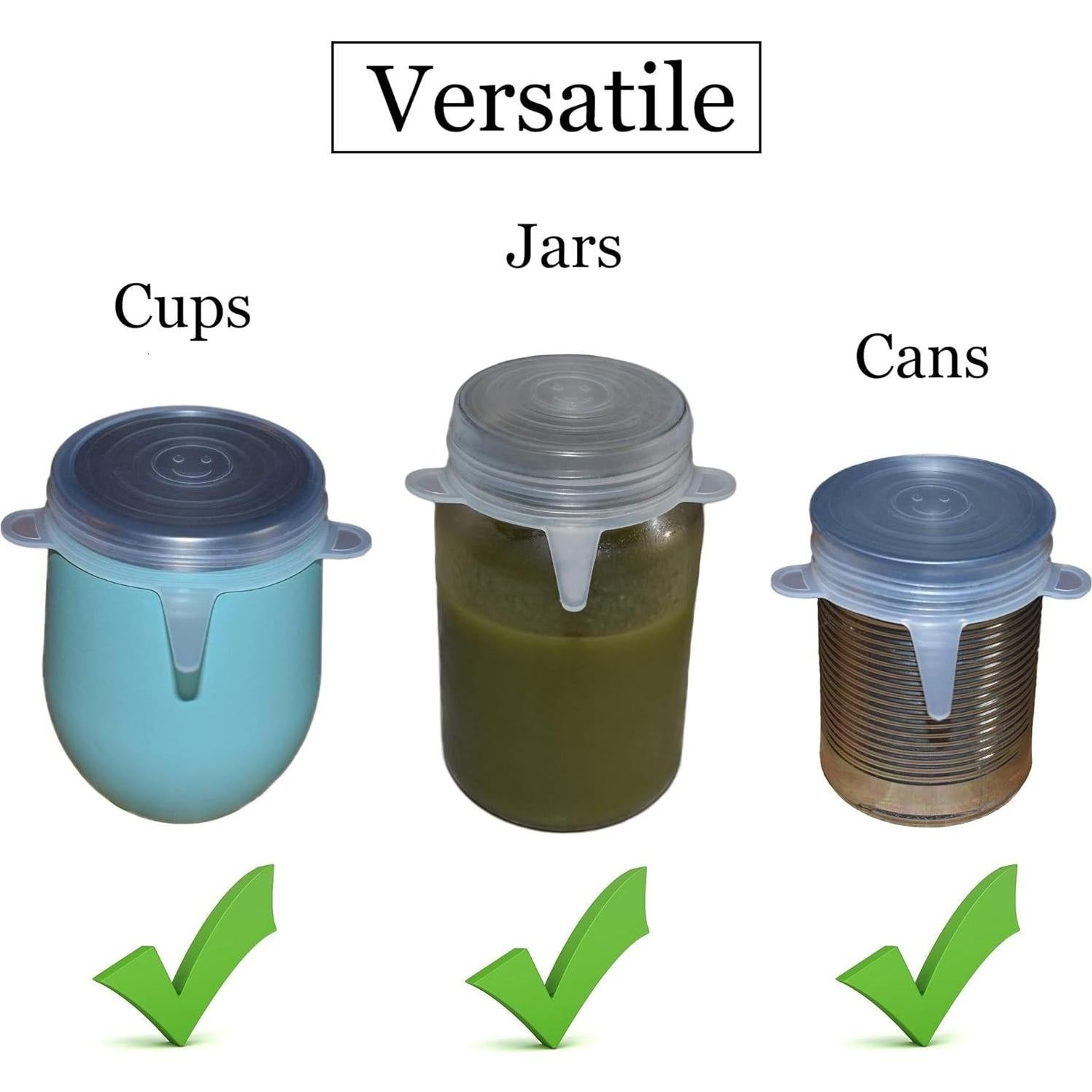 Tapas de Silicona Estirables Spoiled Pet - 4 Piezas para Latas