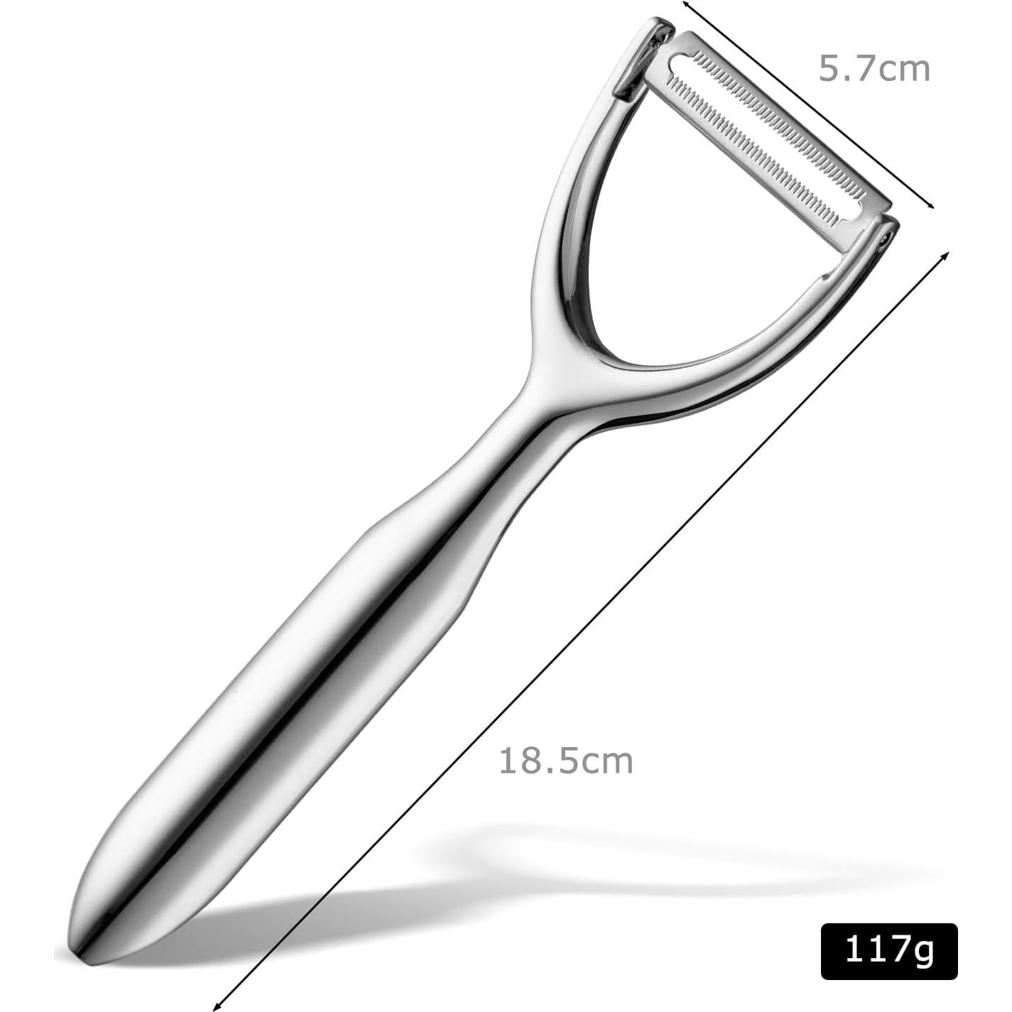 Pelador de Verduras Lyveit Acero Inoxidable 304 Cuchilla Serrada