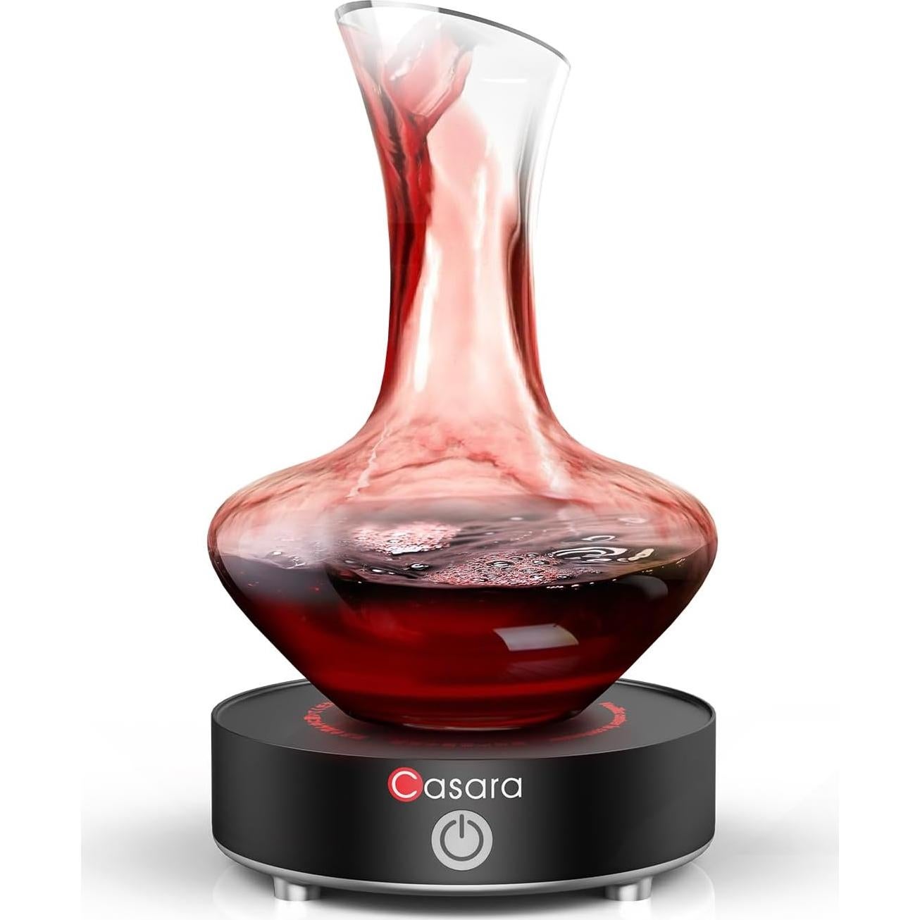 Decantador de Vino Eléctrico Casara 850ml con Base Automática