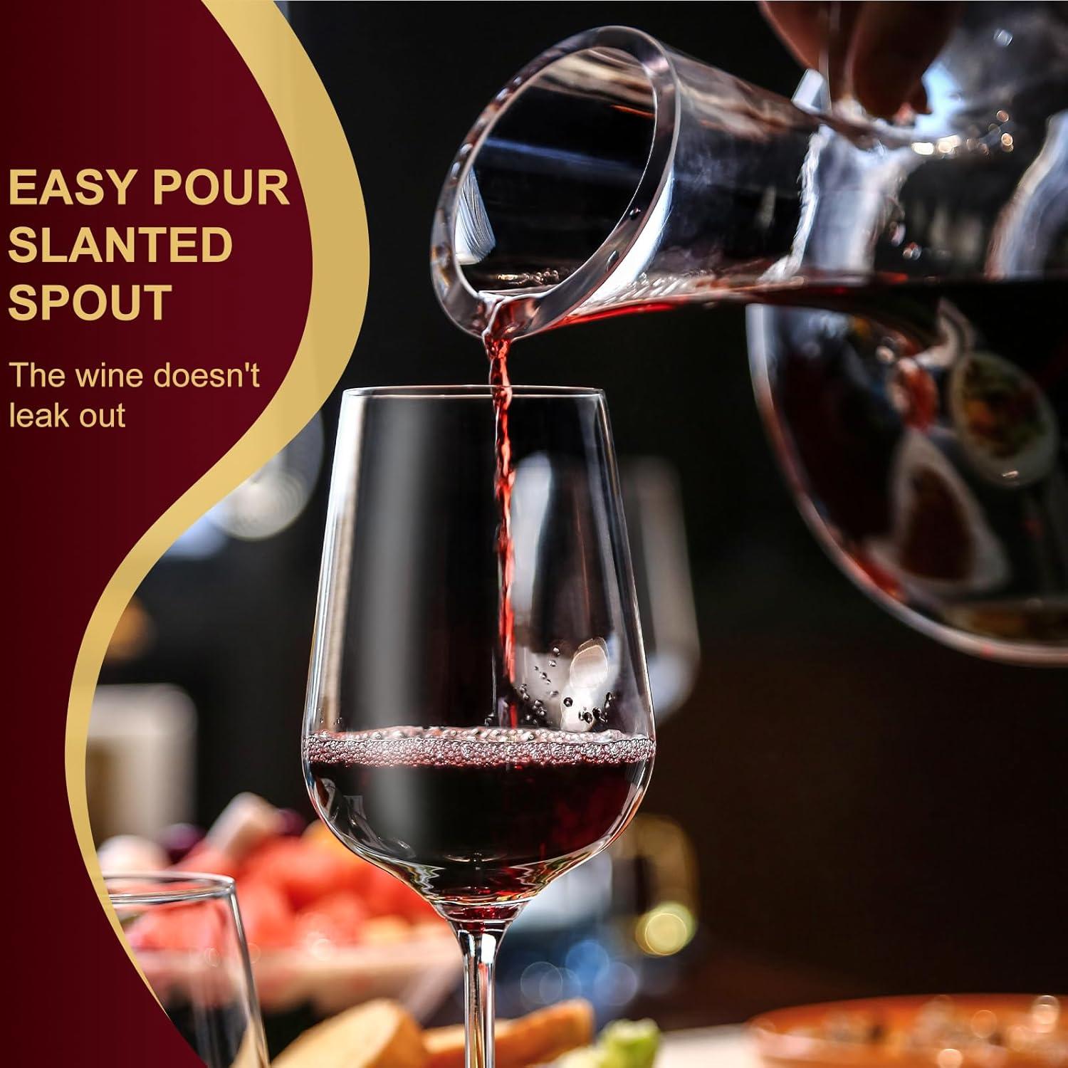 Decantador de Vino Eléctrico Casara 850ml con Base Automática