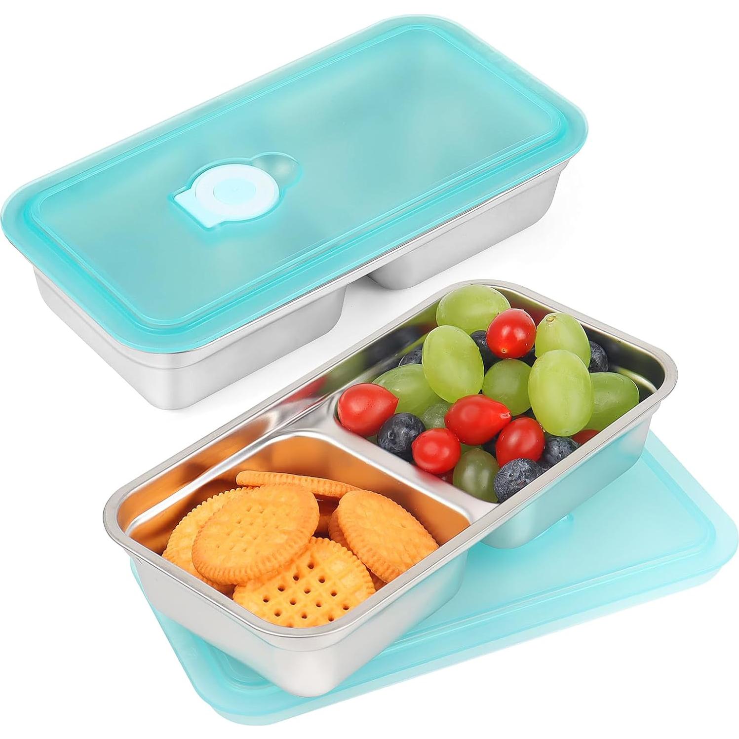 Contenedores de Aperitivos Reutilizables Dulce Chocolate Bonito 2 Pzs