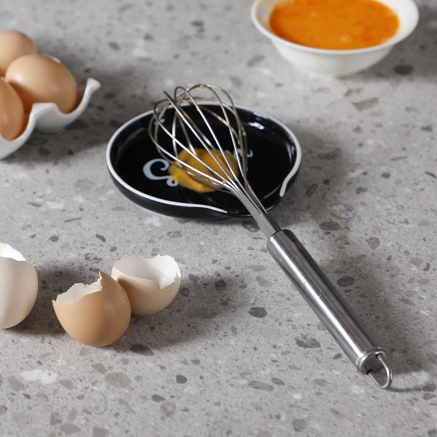 Soporte de Cuchara de Cerámica GDCZ Negro 12.7 cm para Cocina