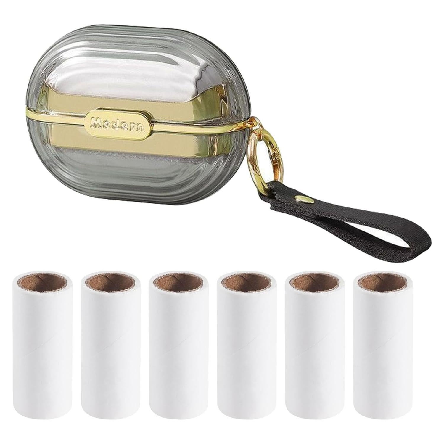 Rodillo de Pelusa Doble Cara ZHU YU CHUN Gris con 7 Rellenos