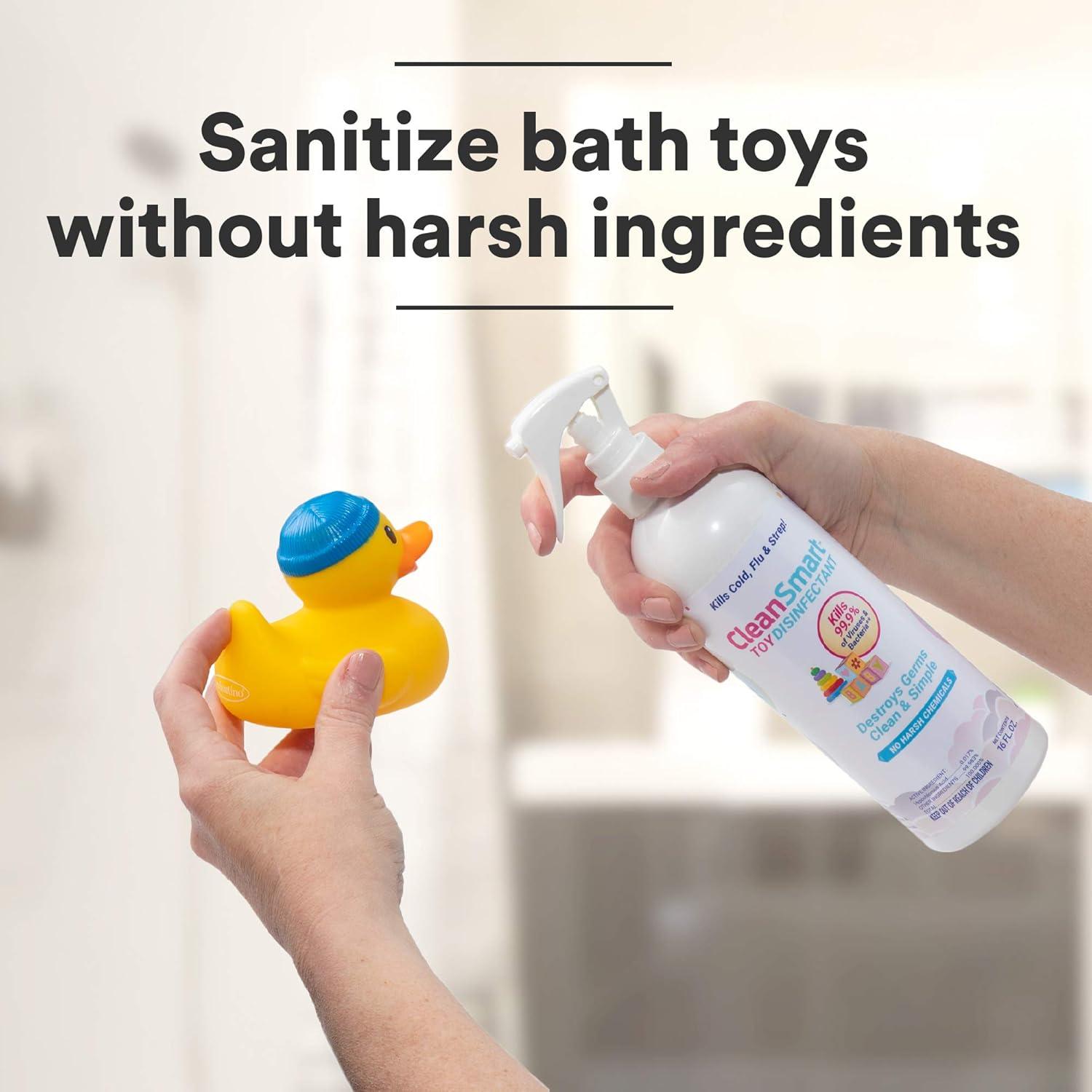 Limpiador de Juguetes CleanSmart Spray 16 oz (Paquete de 2) - Desinfectante Efectivo