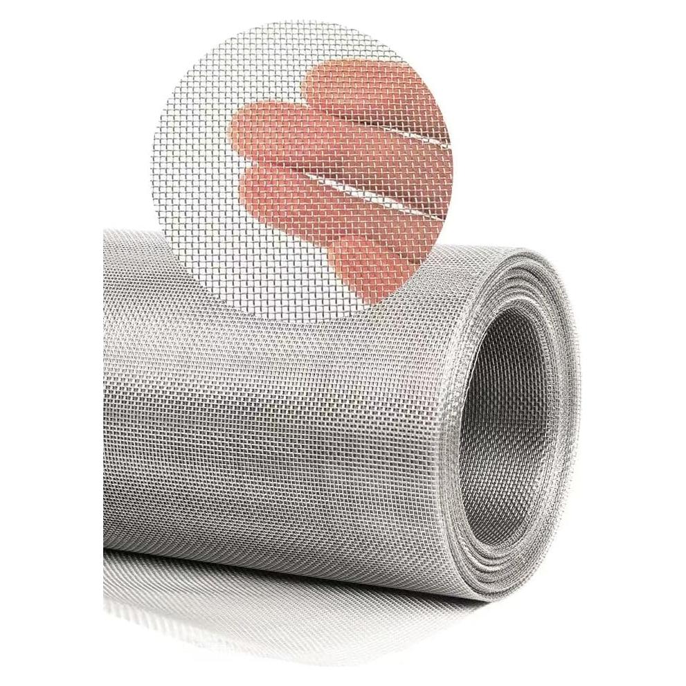 Malla de Acero Inoxidable 304 ANPUTWWH 40x120cm Filtro Plagas