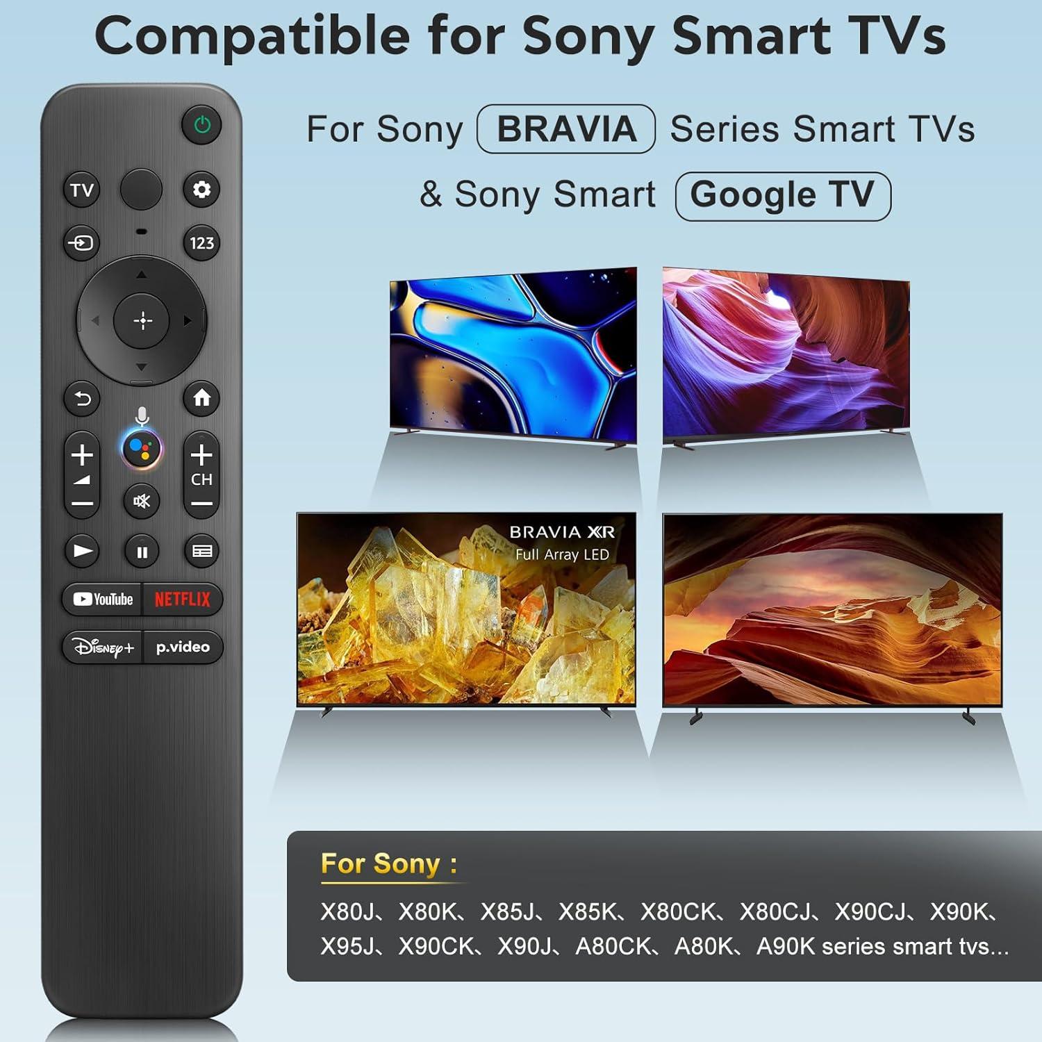Control Remoto de Voz YOSUN para Sony Bravia Smart TV