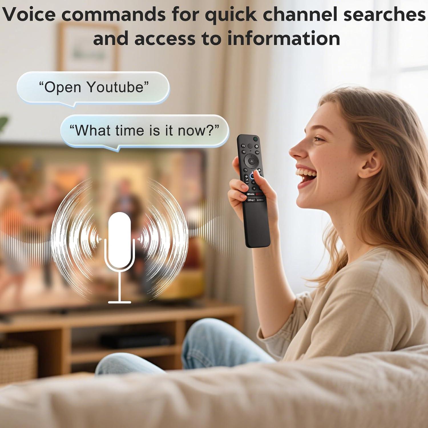 Control Remoto de Voz YOSUN para Sony Bravia Smart TV