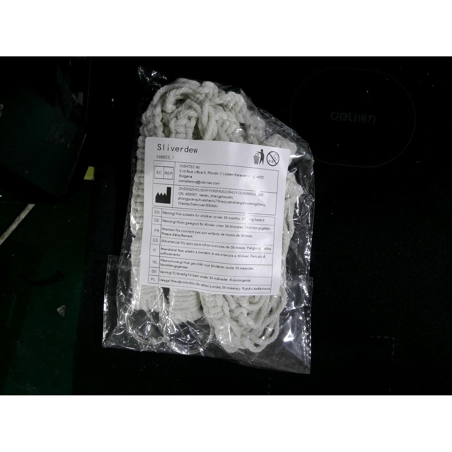 Colgador de Plantas de Macramé Sliverdew 50 cm 2 Piezas Boho