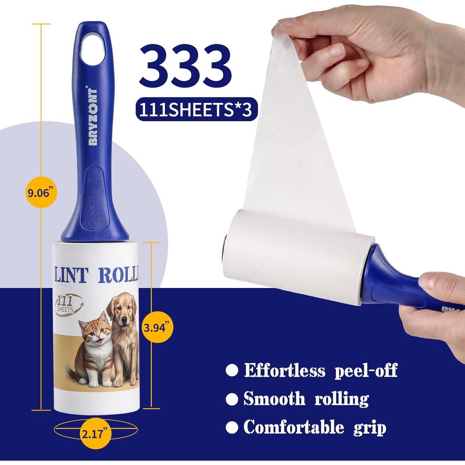 Rodillos Adhesivos Removedor de Pelusa Jing Shui Tao 333 Hojas