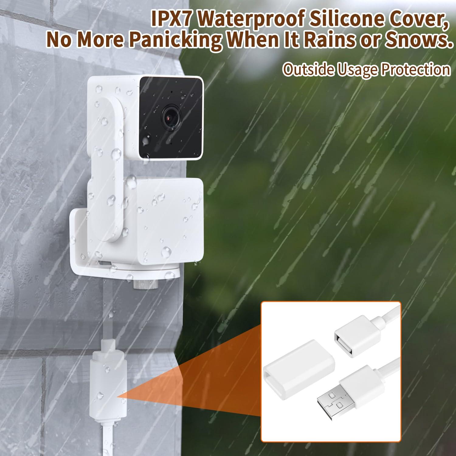 Paquete de 2 Cables de Extensión USB 7.5m Goldtime para WYZE Cam