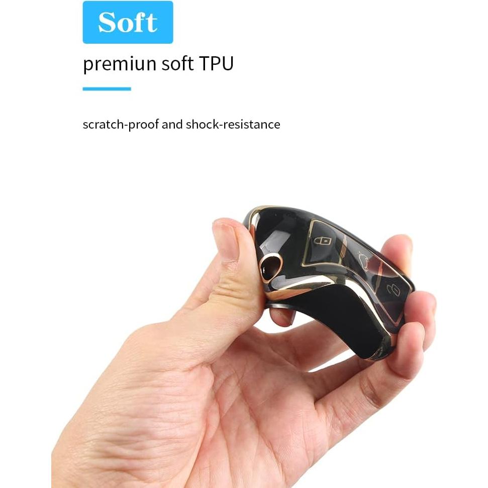 Funda de Llave MILD EAST para VW Beetle Jetta Passat Tiguan Negro