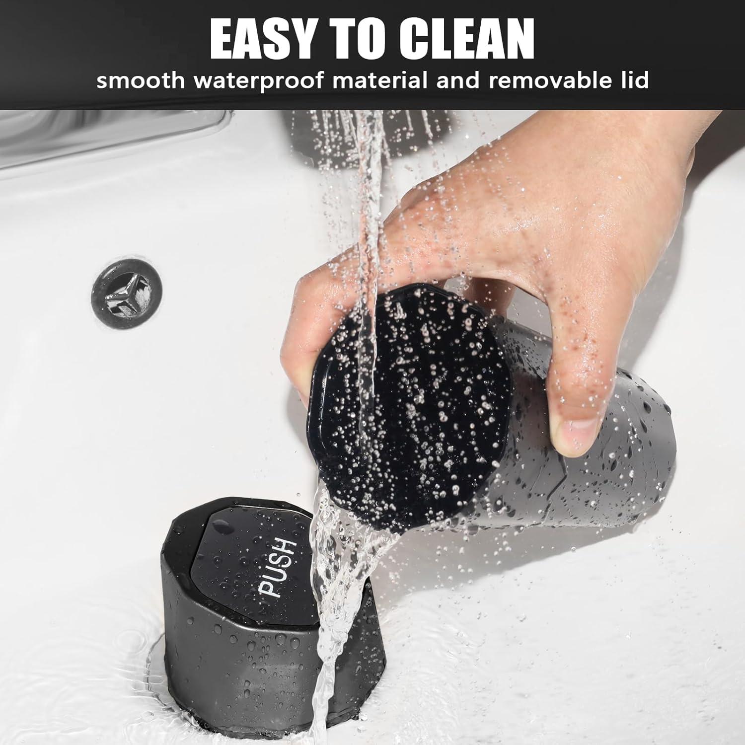 Bote de Basura para Auto SGLRT Negro 20cm a Prueba de Fugas