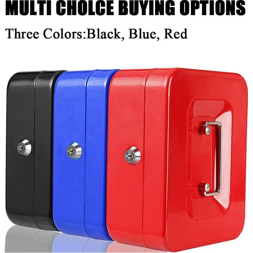 Caja Fuerte Mediana Jssmst de Acero con Bandeja Removible Negra