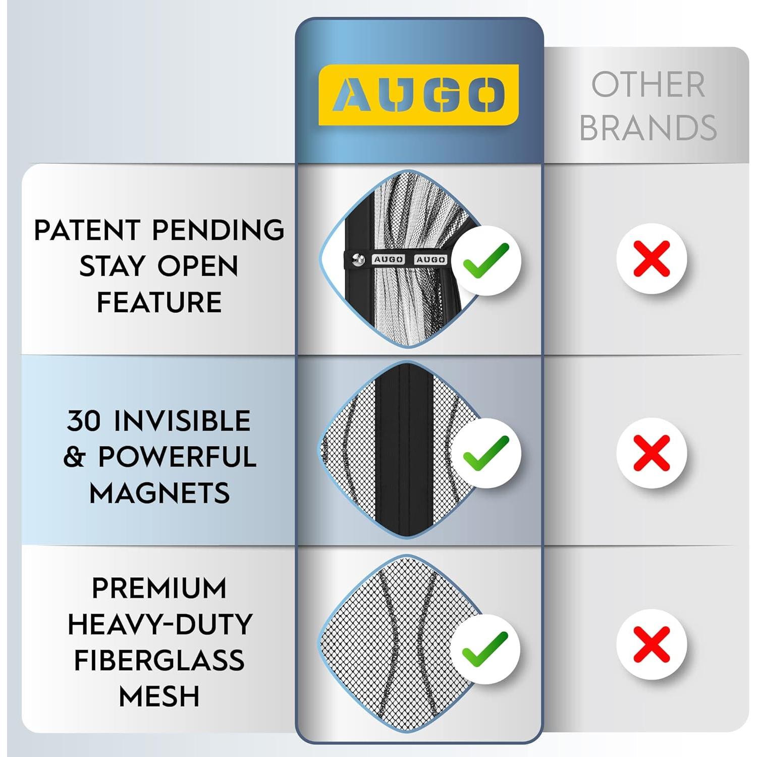 Puerta de Pantalla Magnética AUGO 187,96 x 205,74 cm