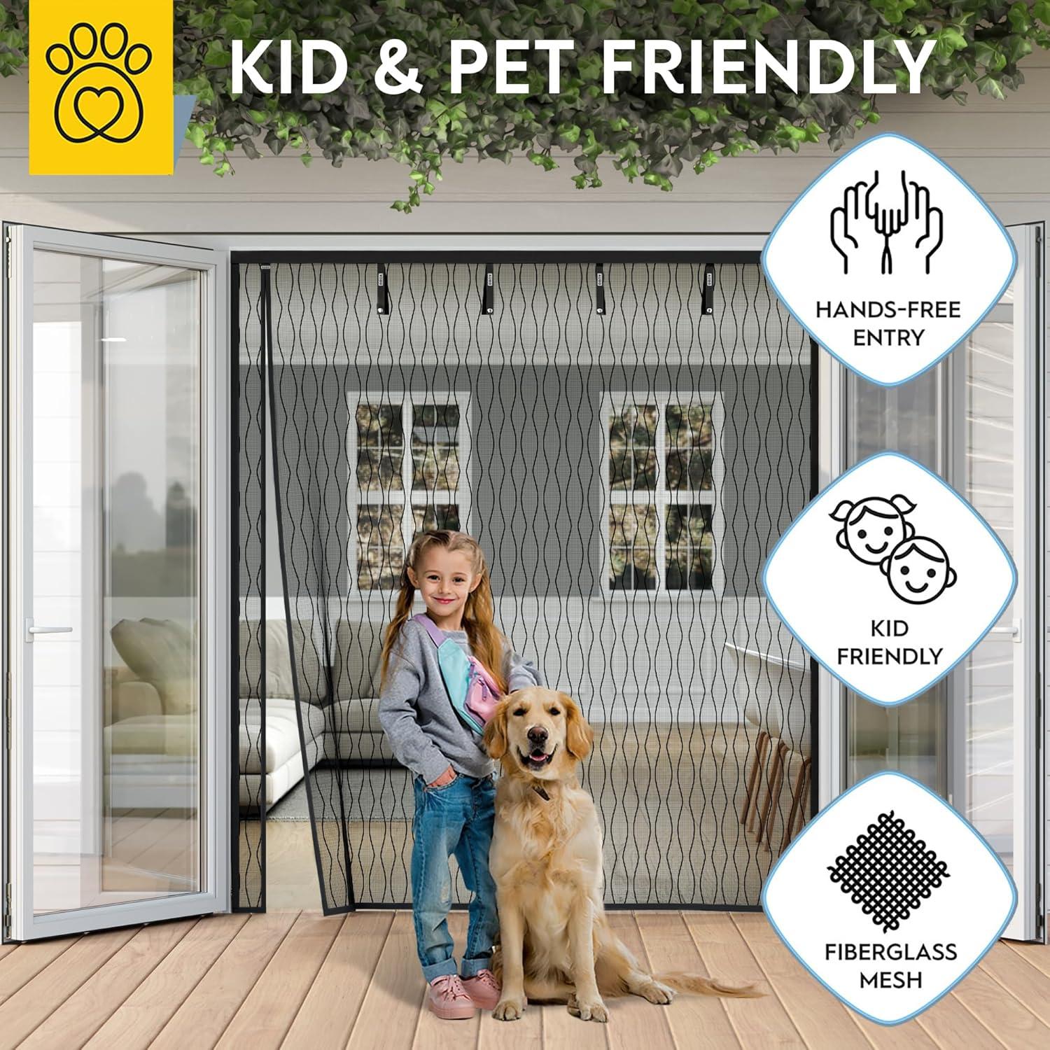 Puerta de Pantalla Magnética AUGO 187,96 x 205,74 cm