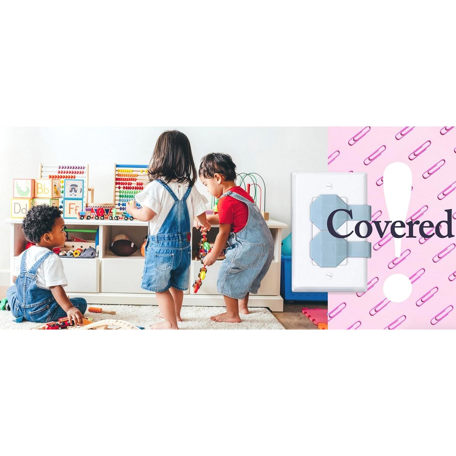 Cubiertas de Enchufes para Niños SocketSitter - Paquete de 6