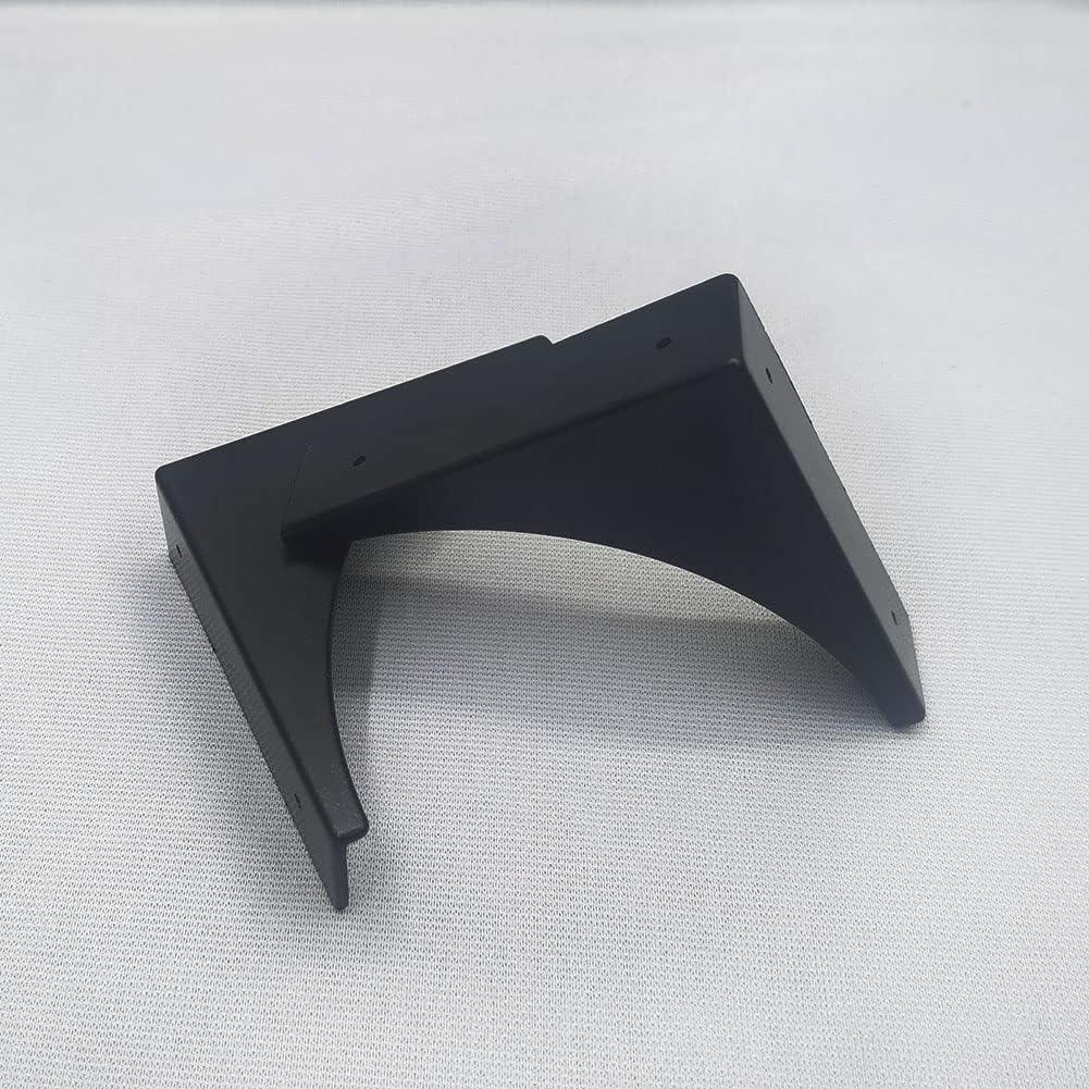 Protectores de Esquinas Metálicos Sutfmwe Negros - Paquete de 4