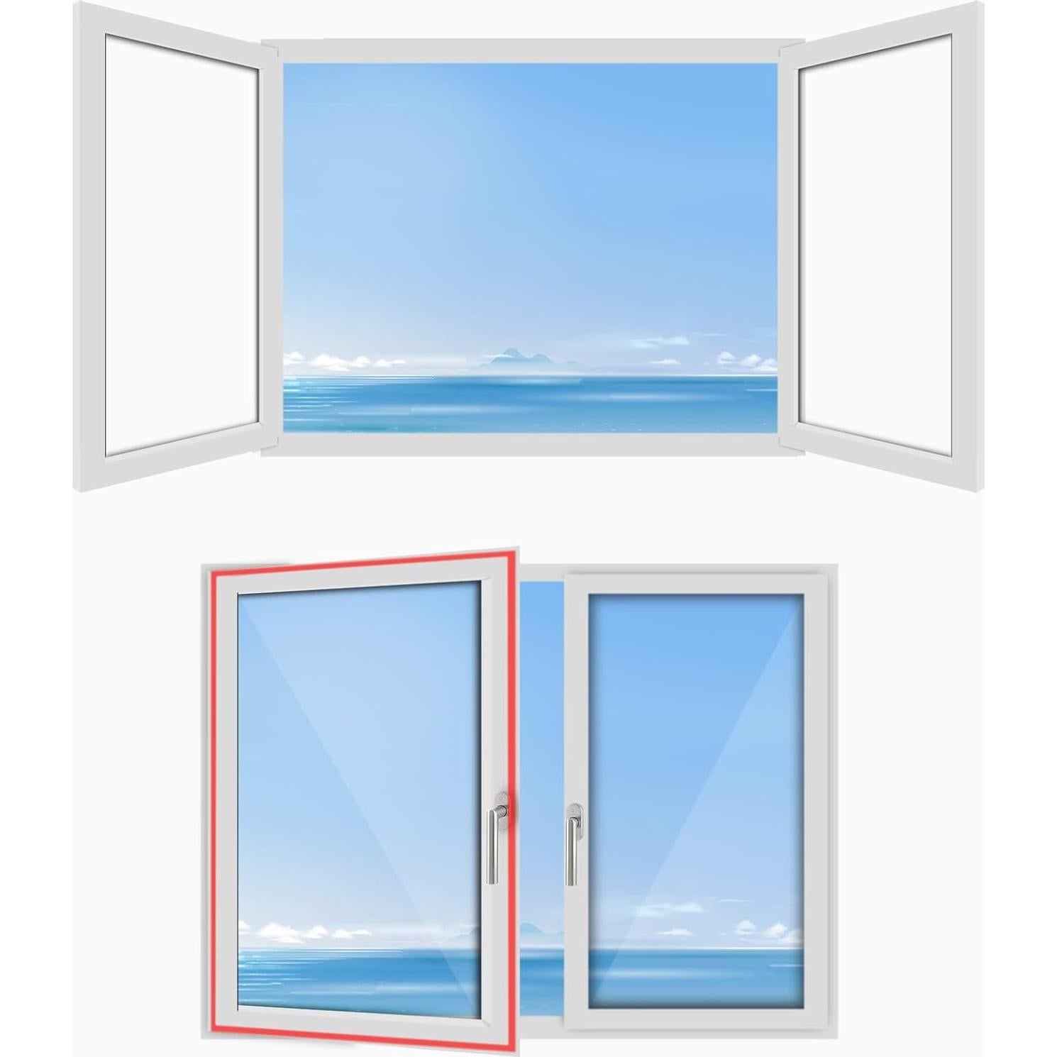 Sello Universal de Ventana HOOMEE 400 cm para Aire Acondicionado