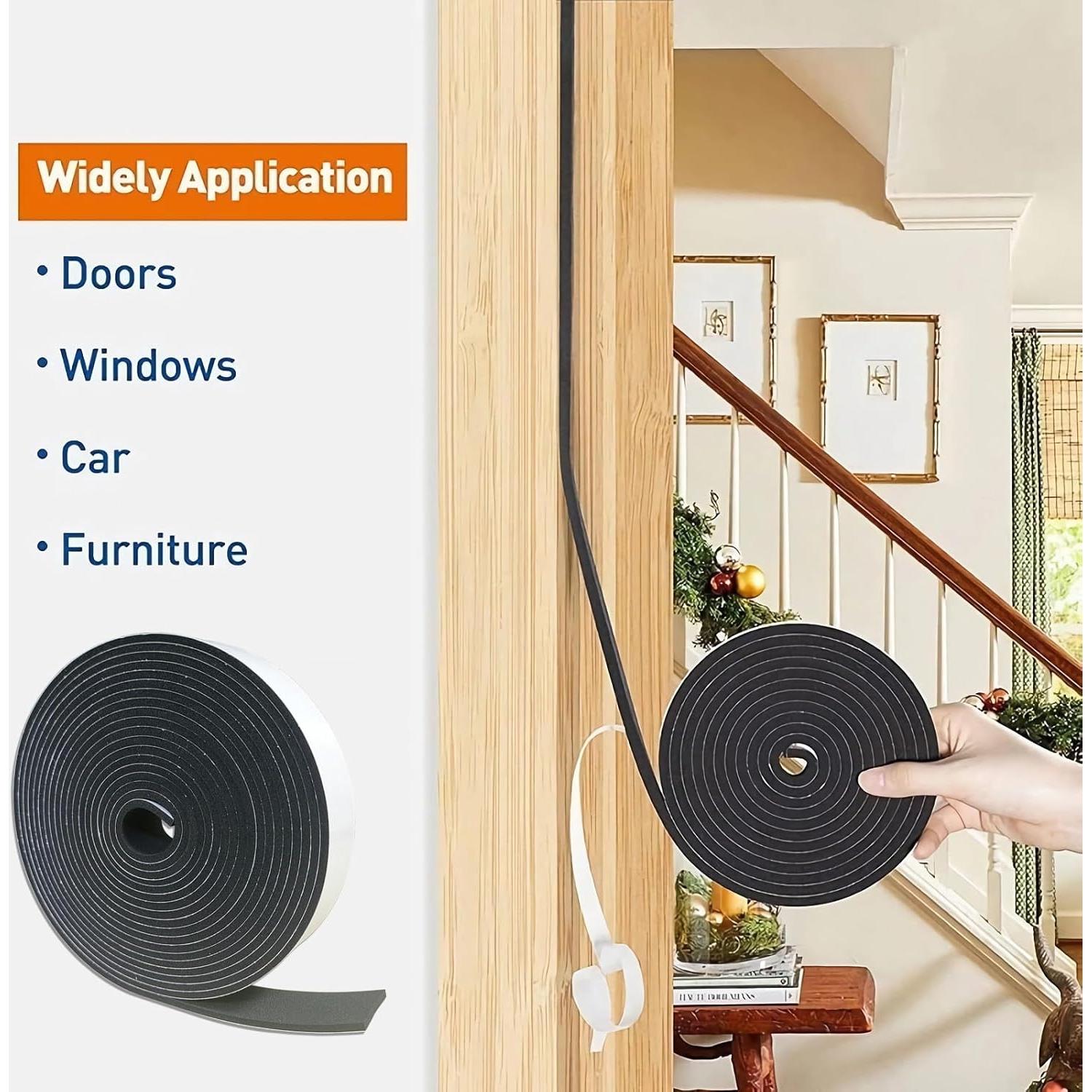 Tira de Sellado de Espuma GuangTouL 1" x 0.3 cm x 10 m