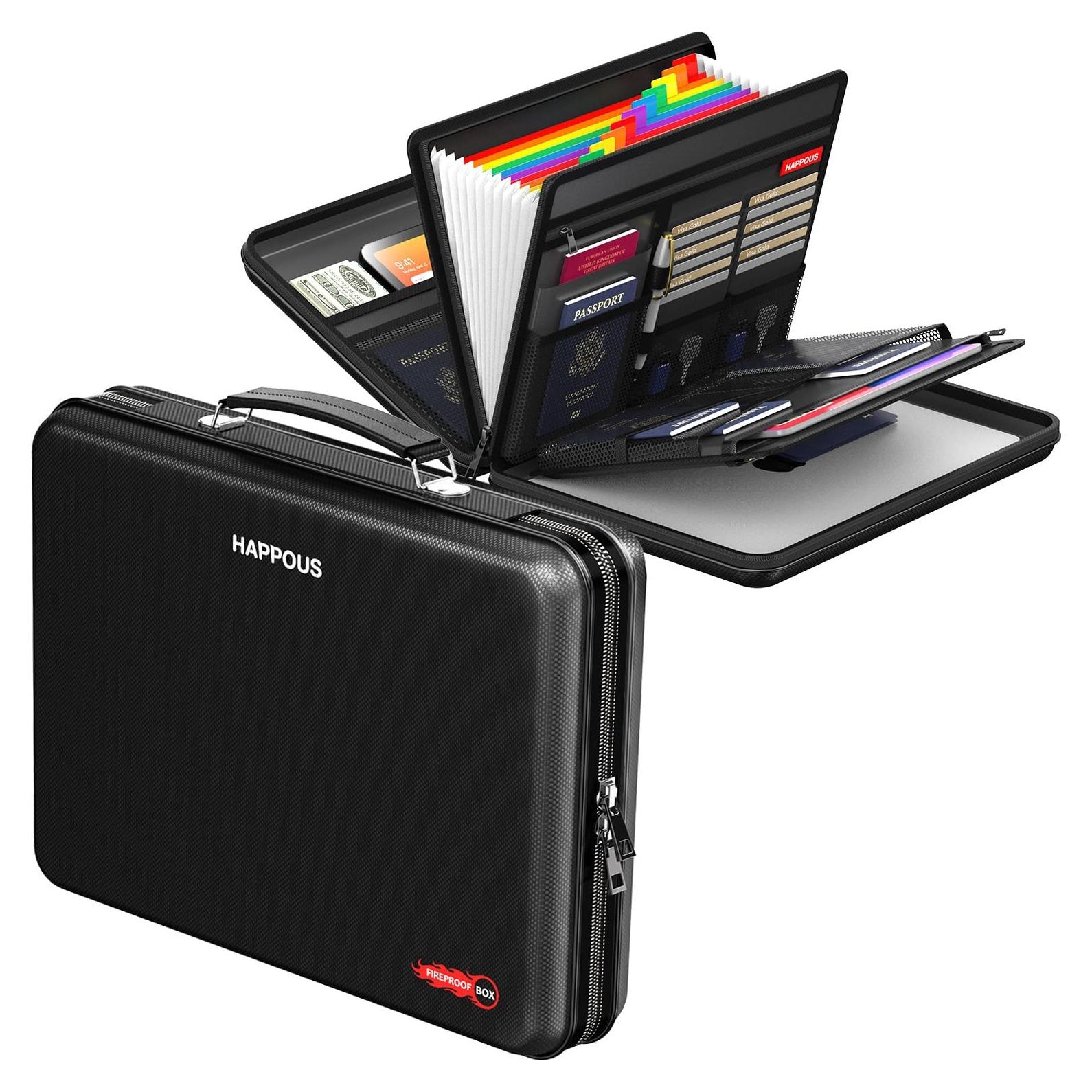 Organizador de Documentos a Prueba de Fuego HAPPOUS 13 Bolsillos