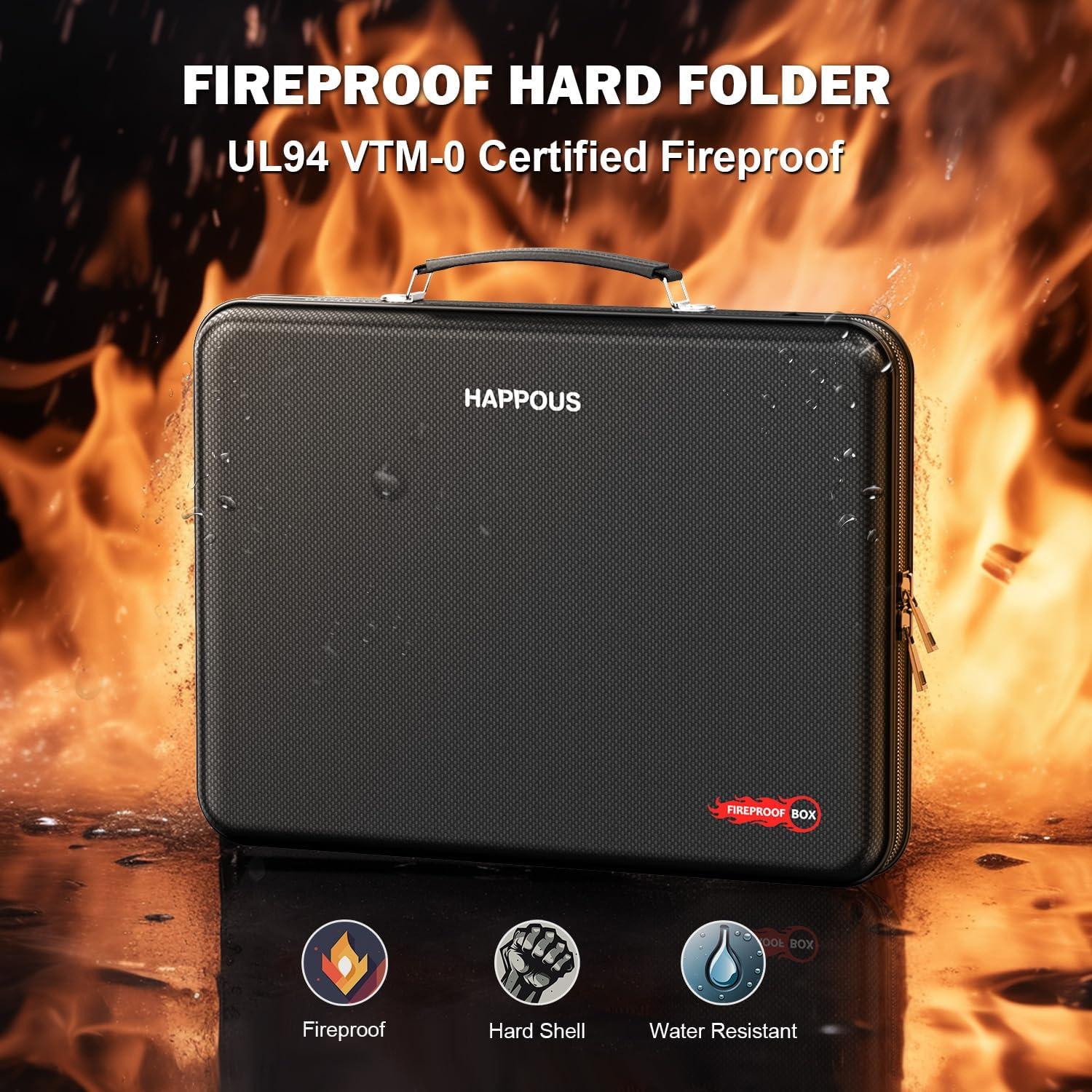 Organizador de Documentos a Prueba de Fuego HAPPOUS 13 Bolsillos