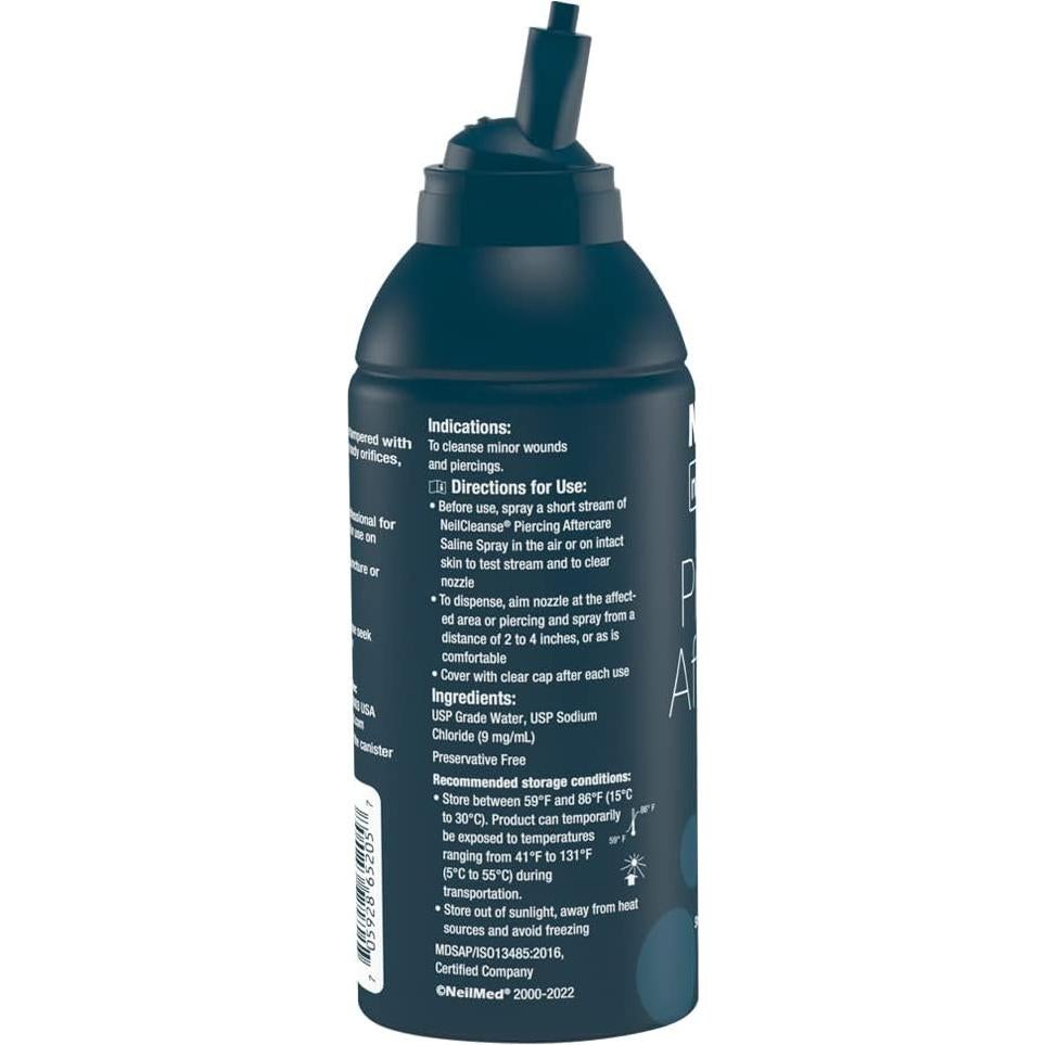 NeilMed NeilCleanse Cuidado Post-Piercing 186.9 ml Nebulizador