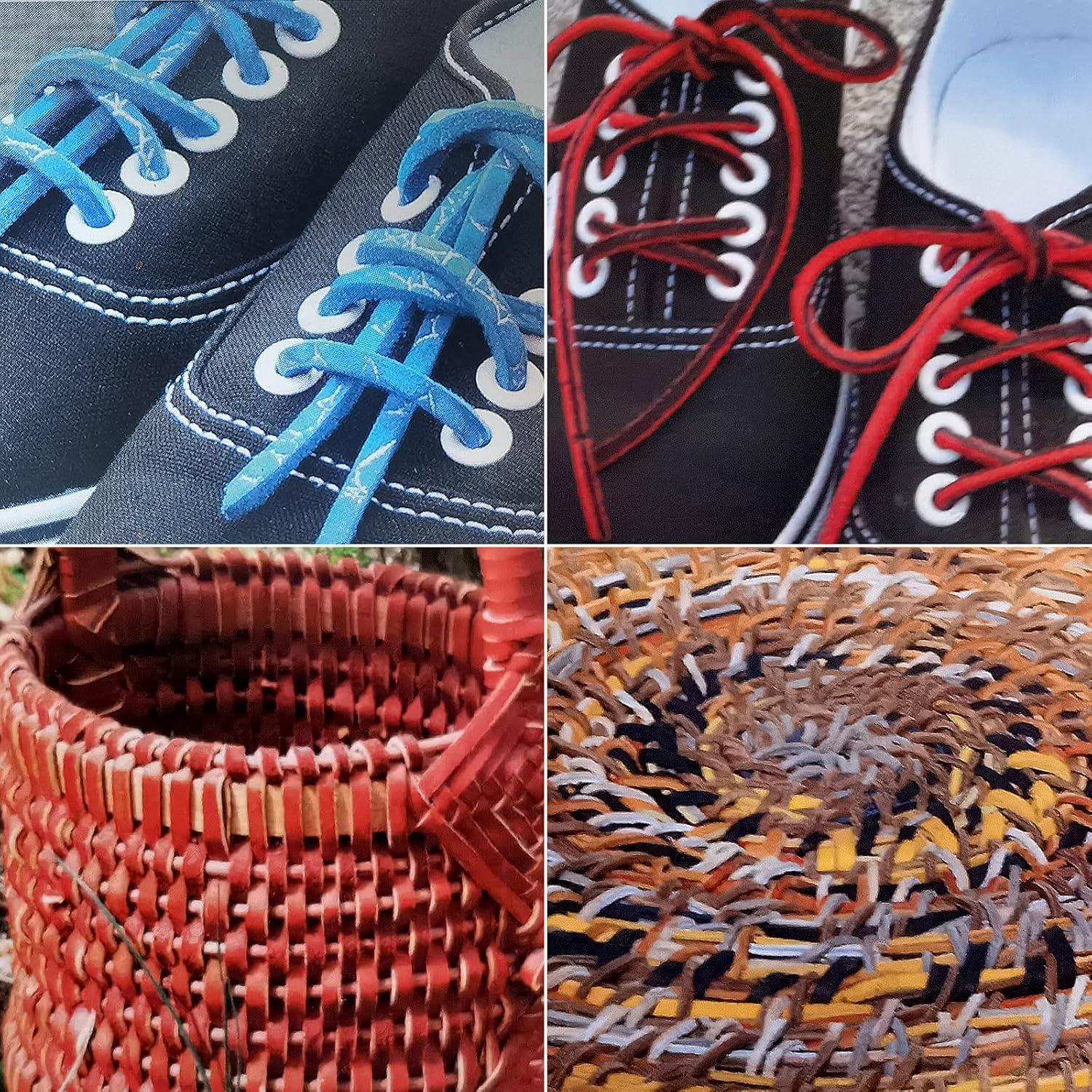 Cordones de Cuero para Botas - 182.88 cm x 3.2 mm - 1 Aguja