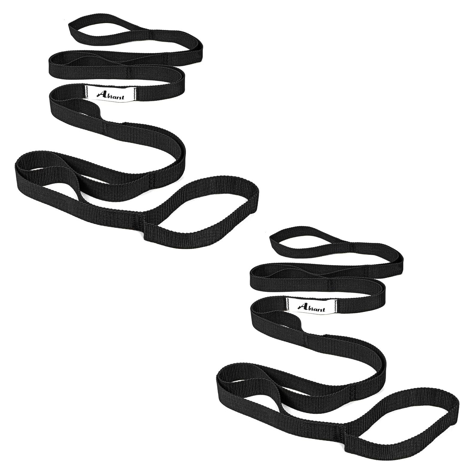 Correa de Estiramiento Abiarst para Yoga y Pilates 190.5 cm