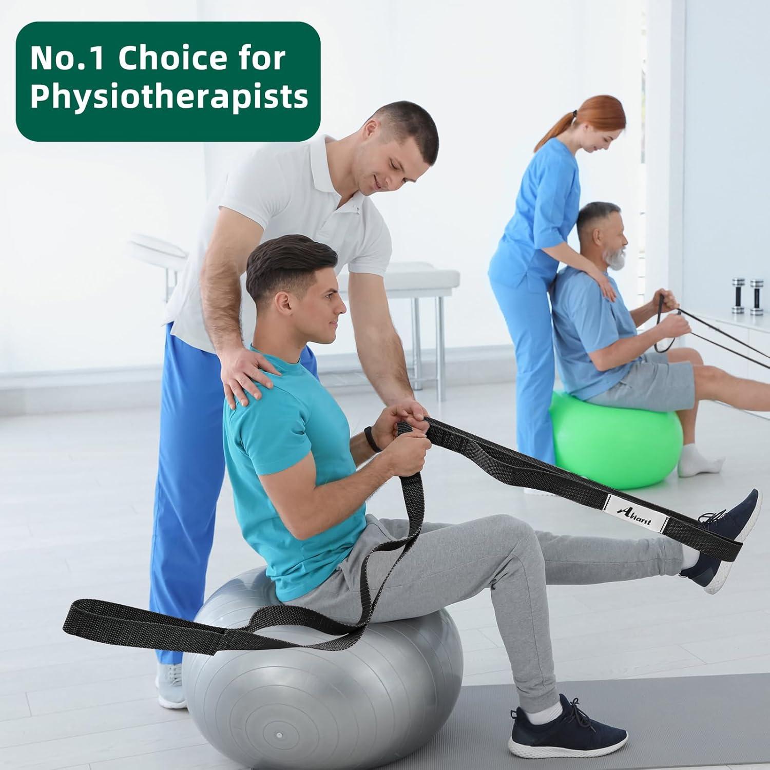 Correa de Estiramiento Abiarst para Yoga y Pilates 190.5 cm