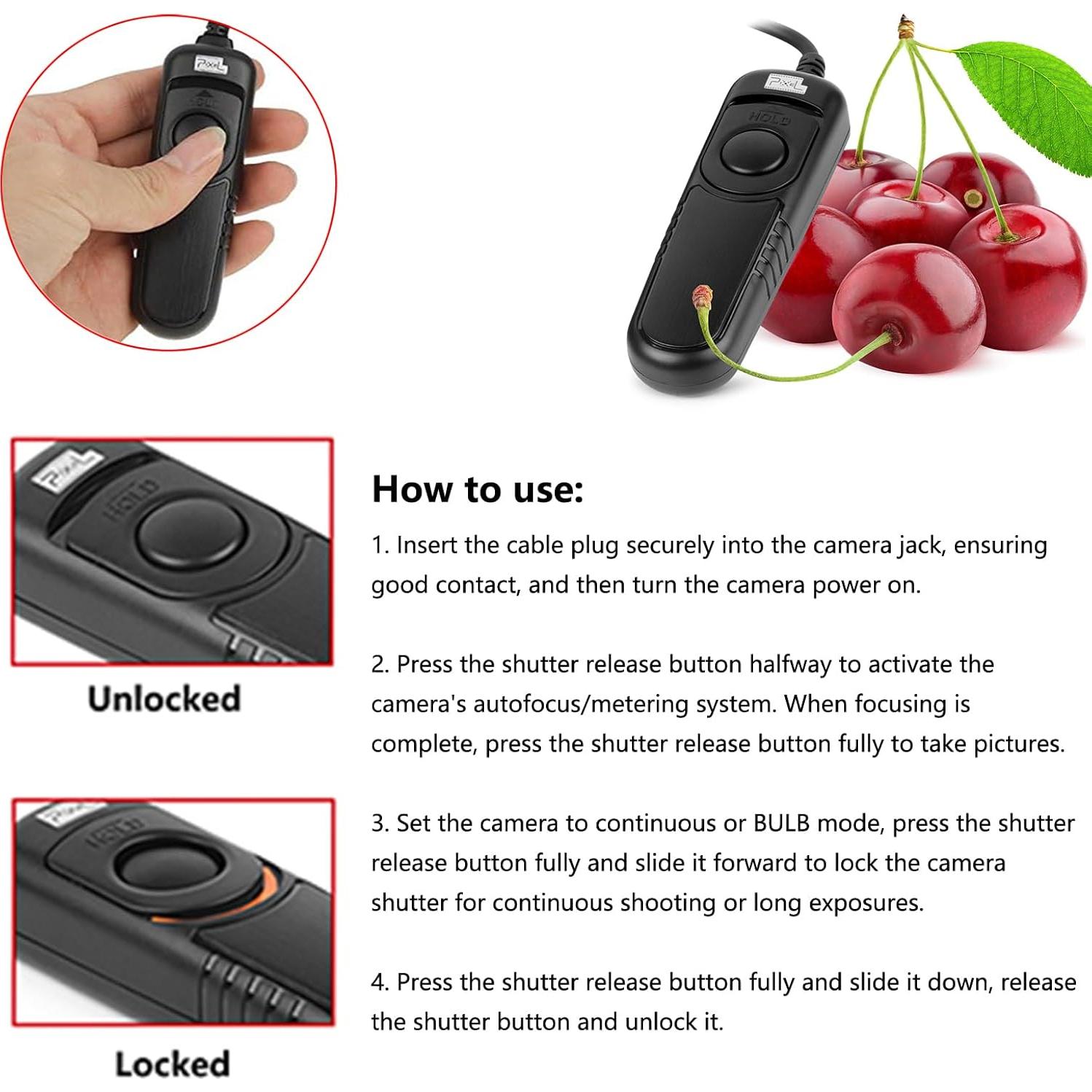 Liberador de obturador remoto ITOTIN DC0 para Nikon Z9 y más