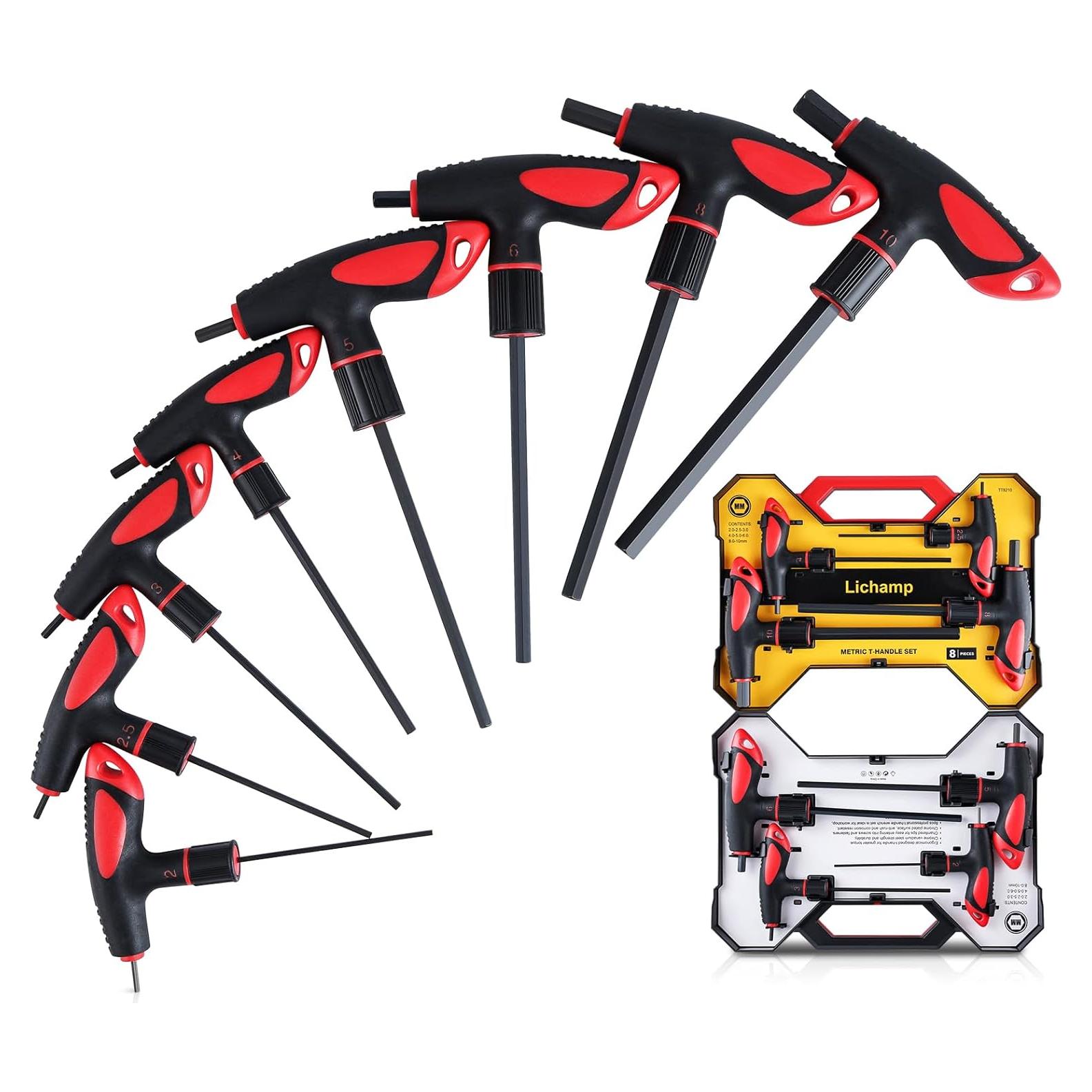 Juego de Llaves Allen T Lichamp Métrico 8 Piezas 2-10mm