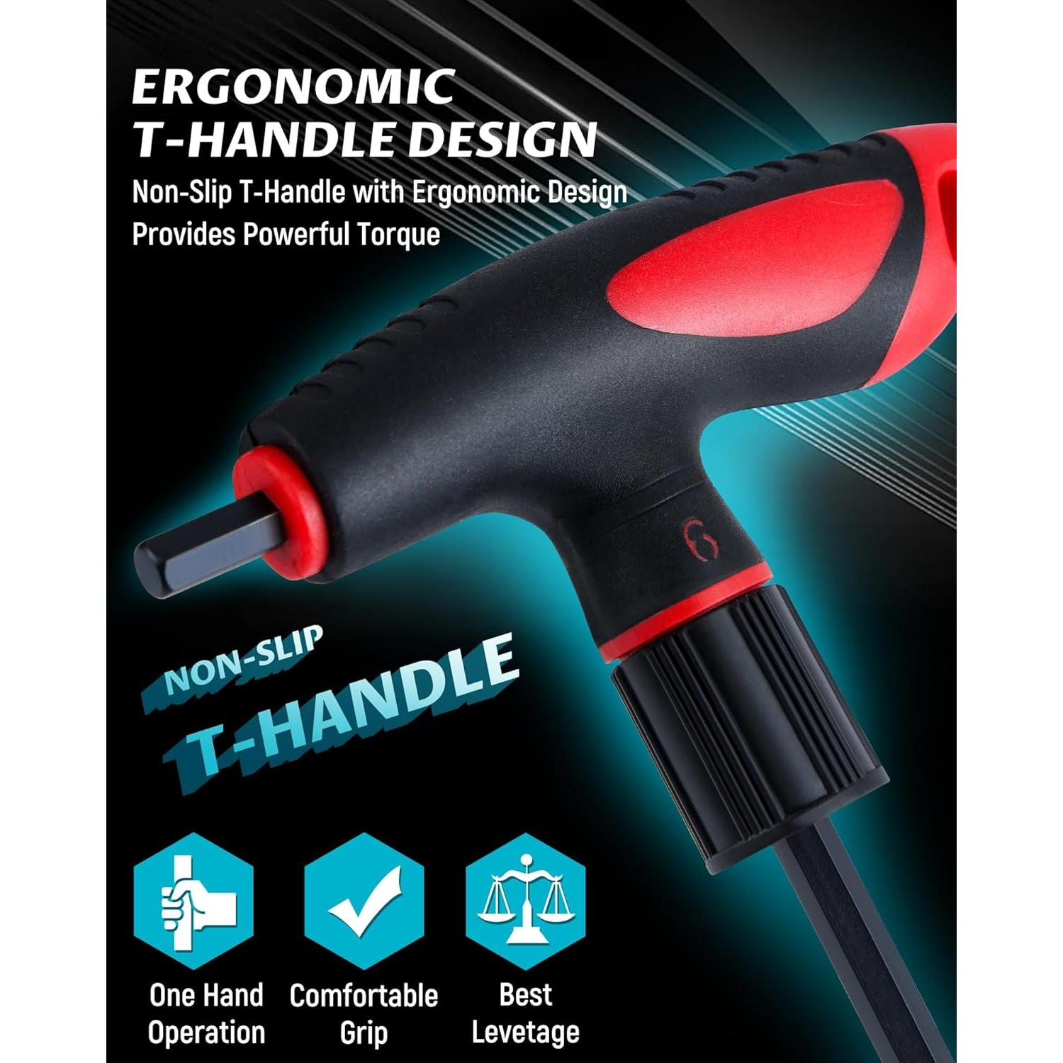 Juego de Llaves Allen T Lichamp Métrico 8 Piezas 2-10mm