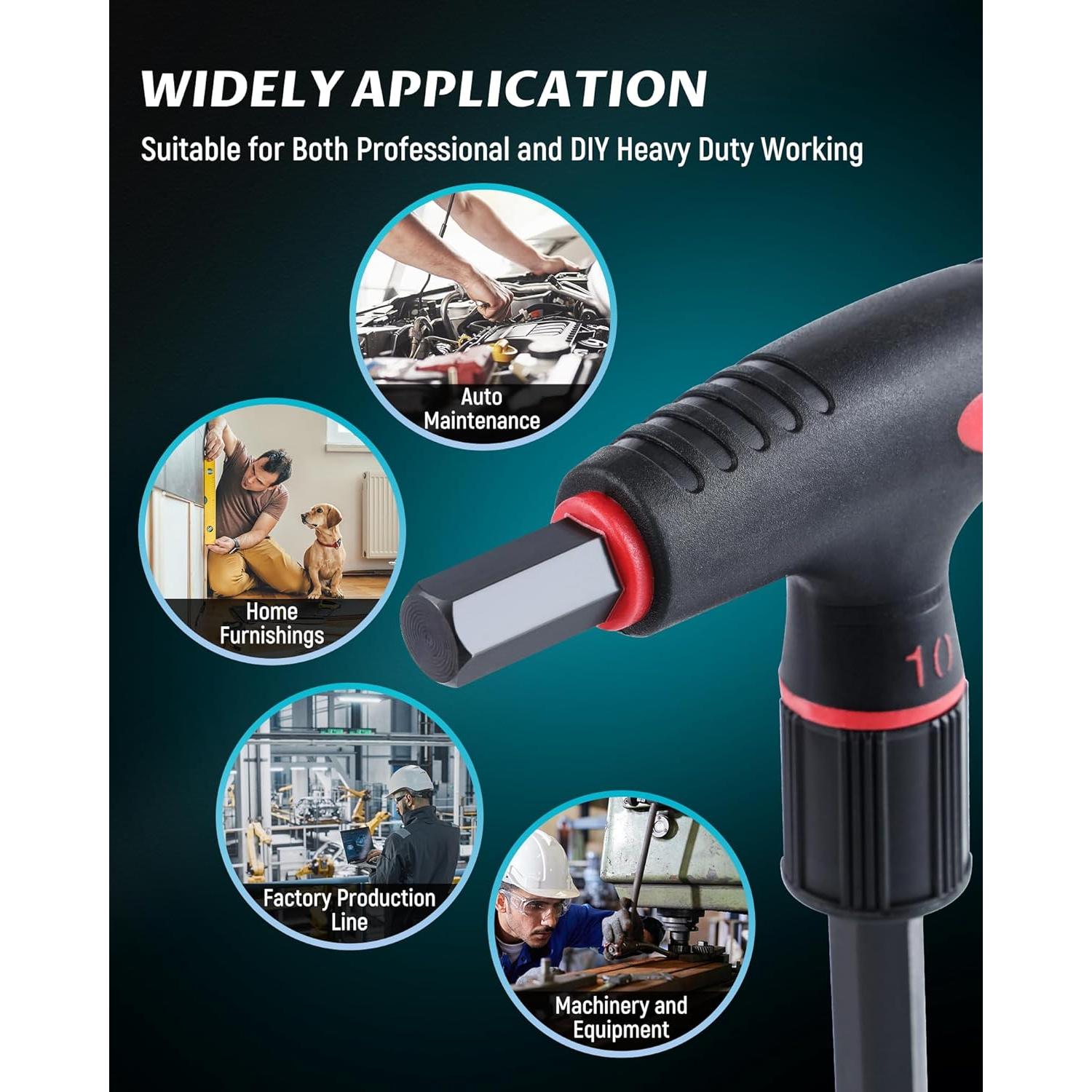 Juego de Llaves Allen T Lichamp Métrico 8 Piezas 2-10mm