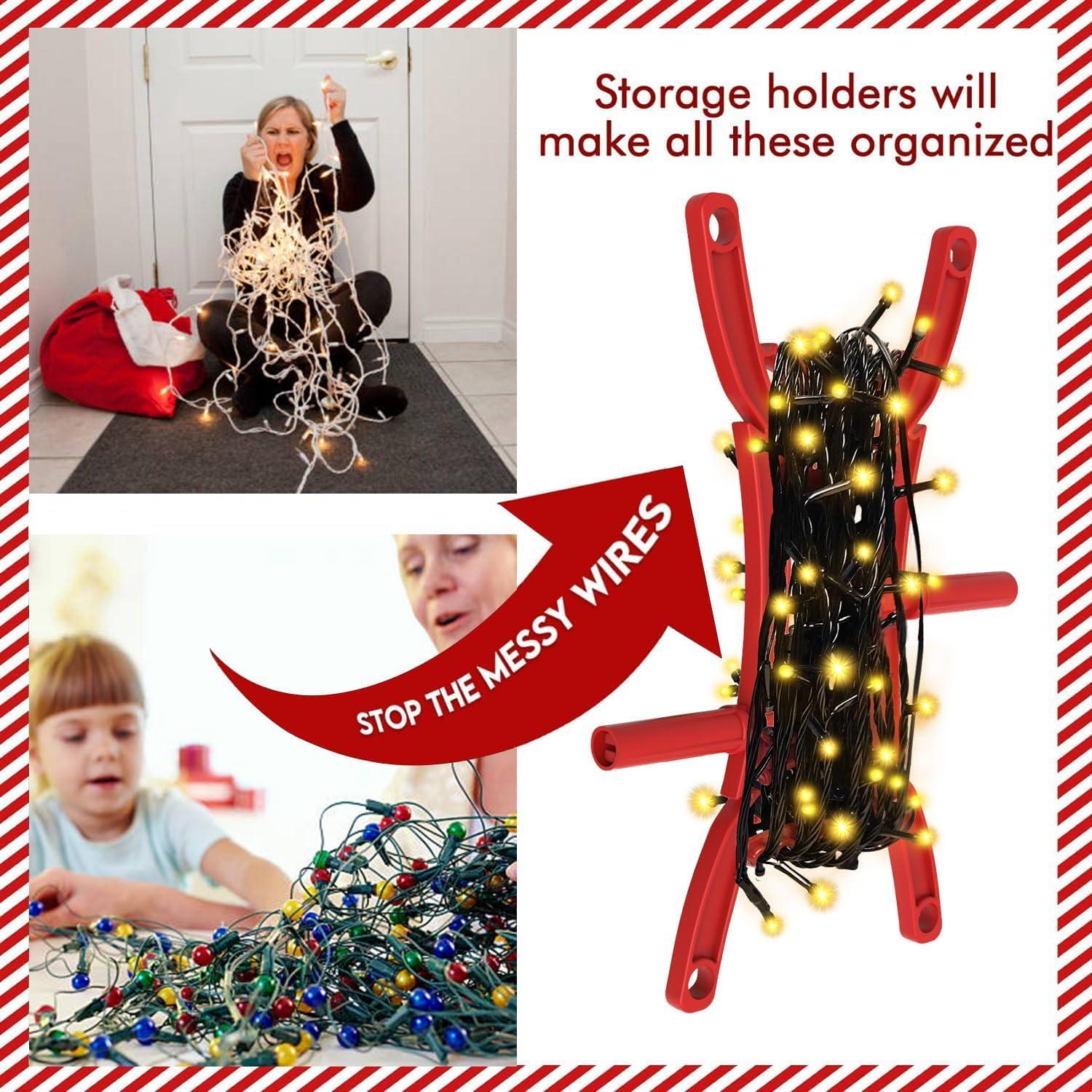 Soporte de Almacenamiento para Luces de Navidad EDSRDUS 3PCS