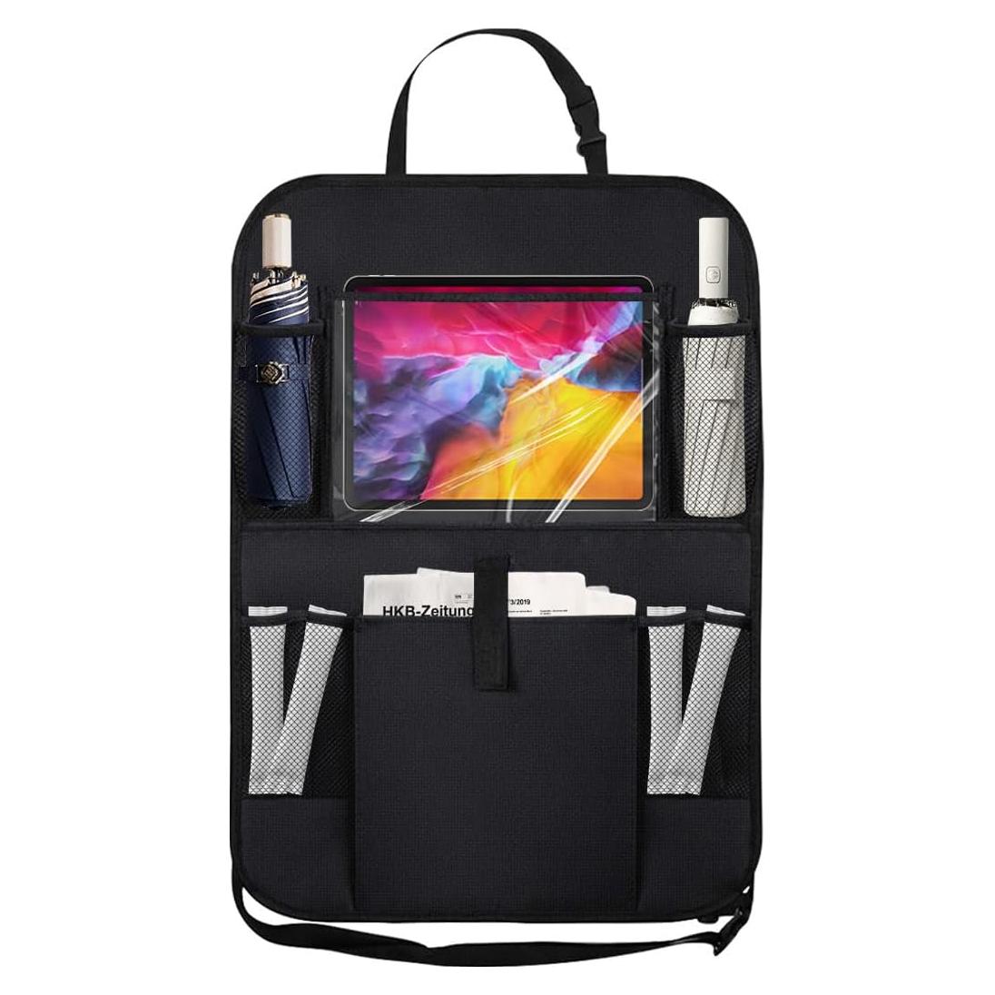 Organizador de Asiento Trasero de Coche SMILFUY con Soporte para Tableta