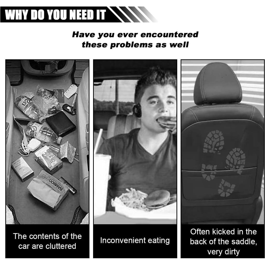 Organizador de Asiento Trasero de Coche SMILFUY con Soporte para Tableta