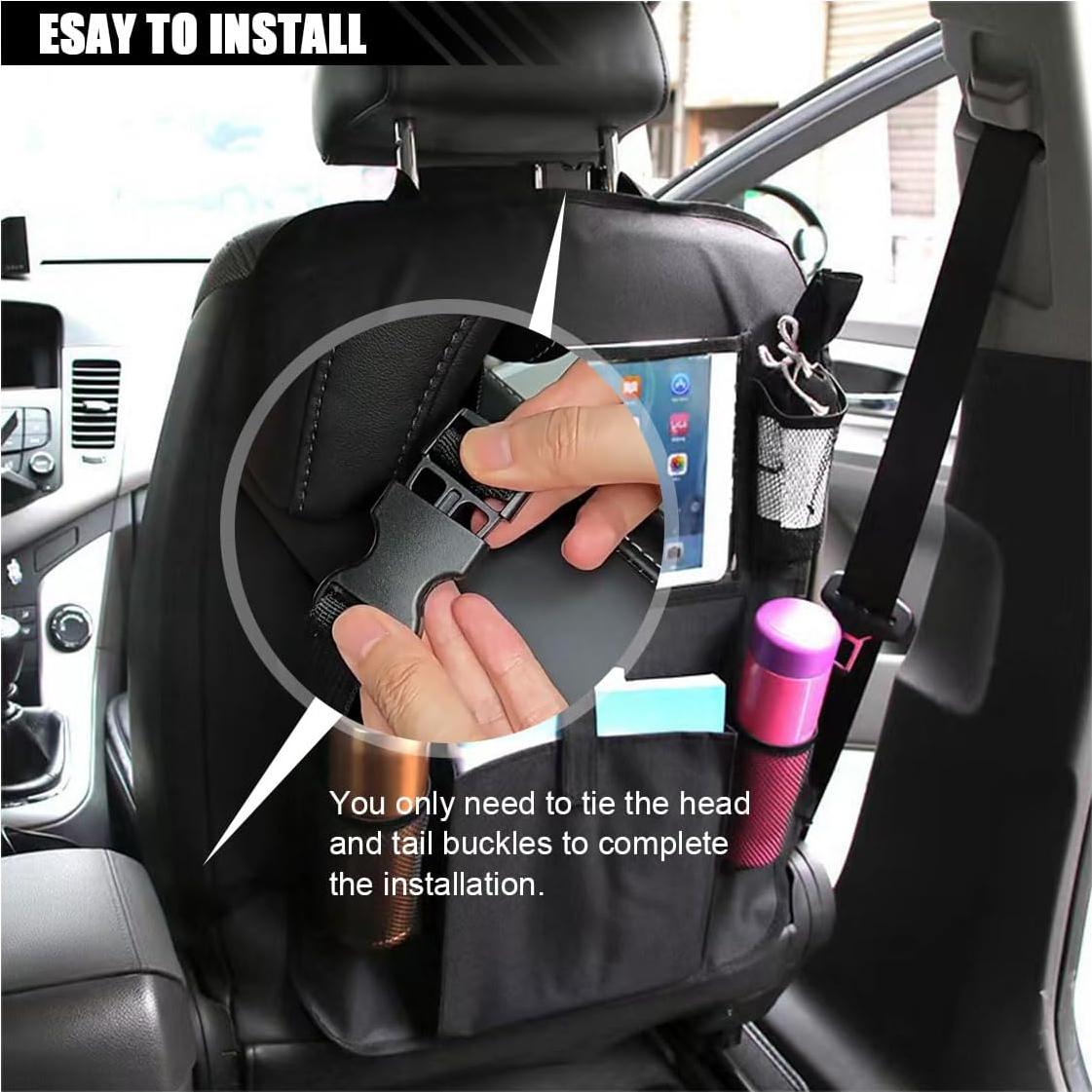 Organizador de Asiento Trasero de Coche SMILFUY con Soporte para Tableta