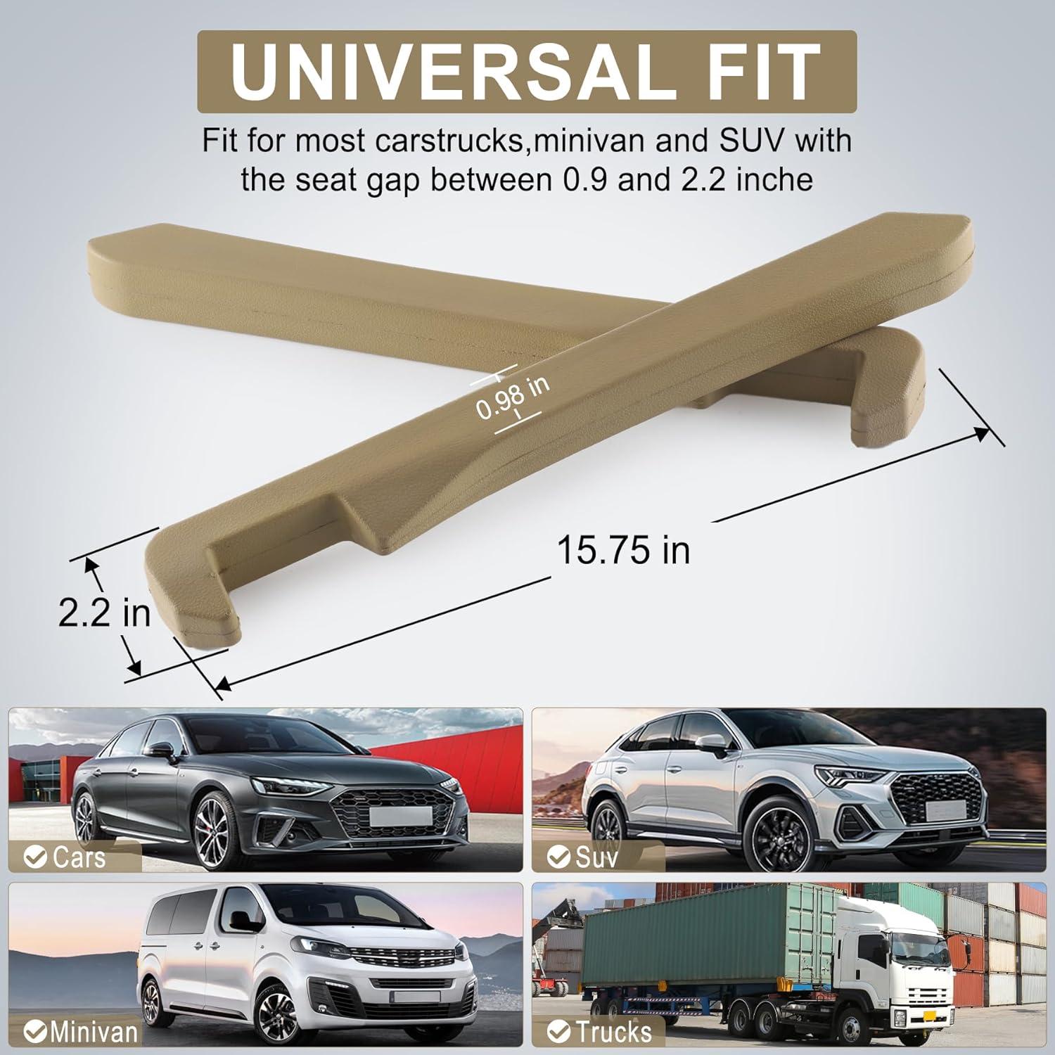 Relleno Espacio Asientos Coche UREHEPO Beige 40x5.4 cm