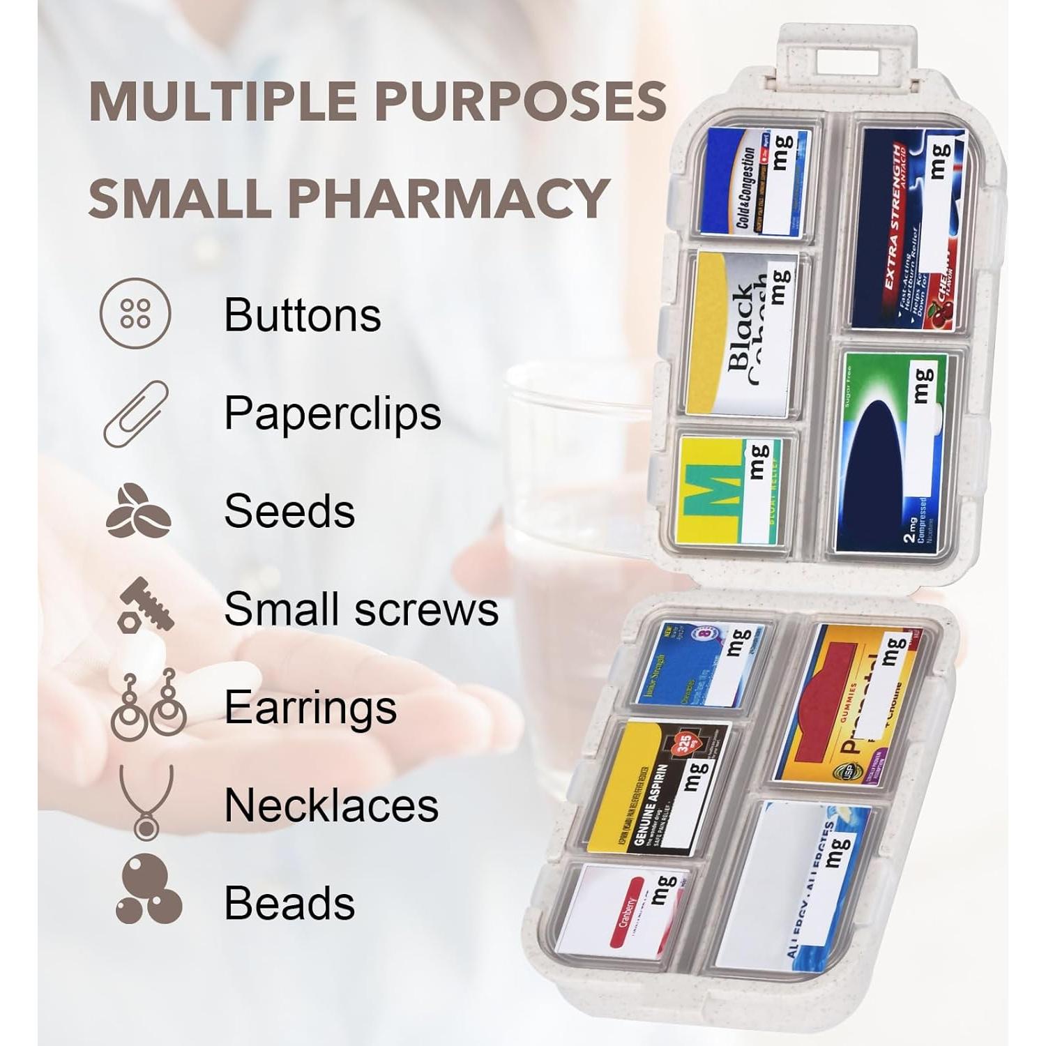 Organizador de Pastillas Grande Shiritany con 189 Etiquetas