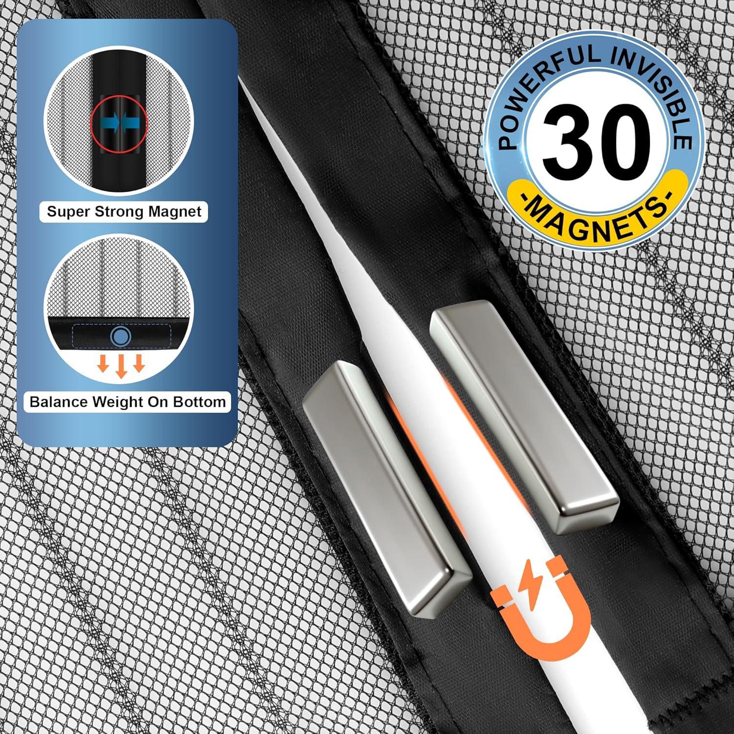 Malla de Puerta Magnética METAONLY 36x83 cm Antimosquitos