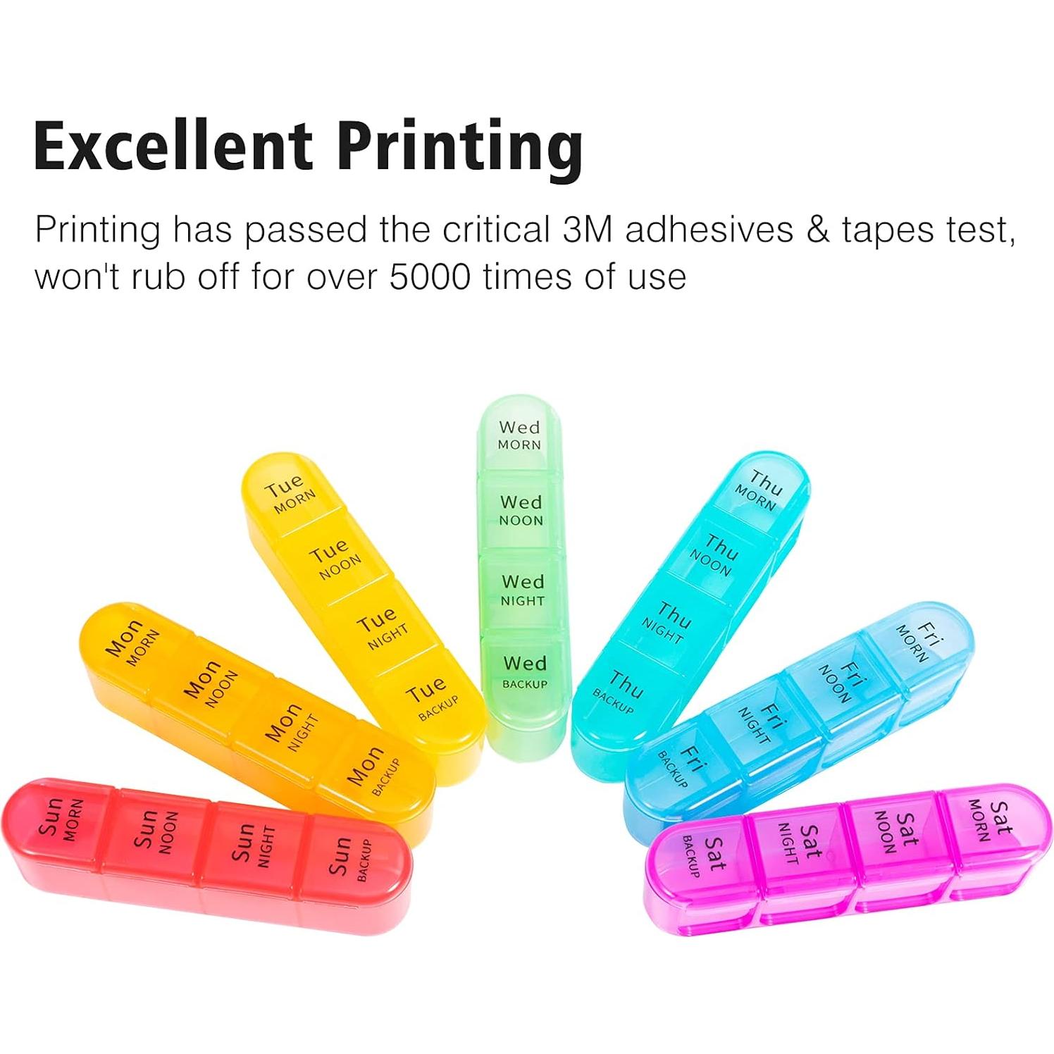 Organizador de Pastillas Semanal Daviky 4 Veces al Día - Grande