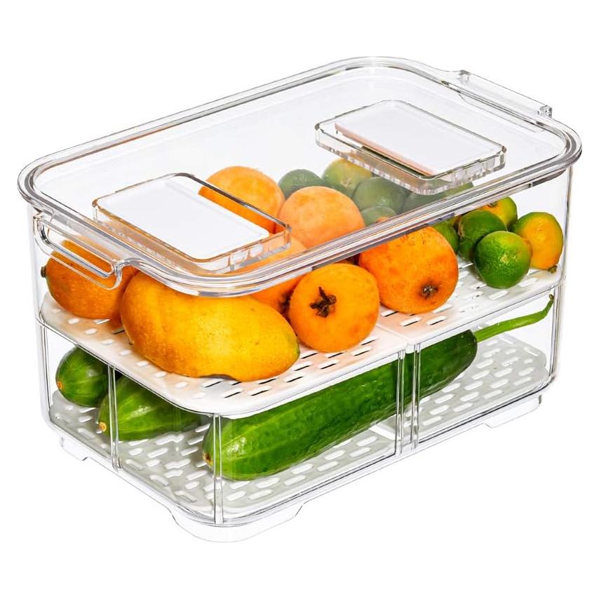 Contenedor Apilable Slideep 28 cm para Alimentos con Tapa